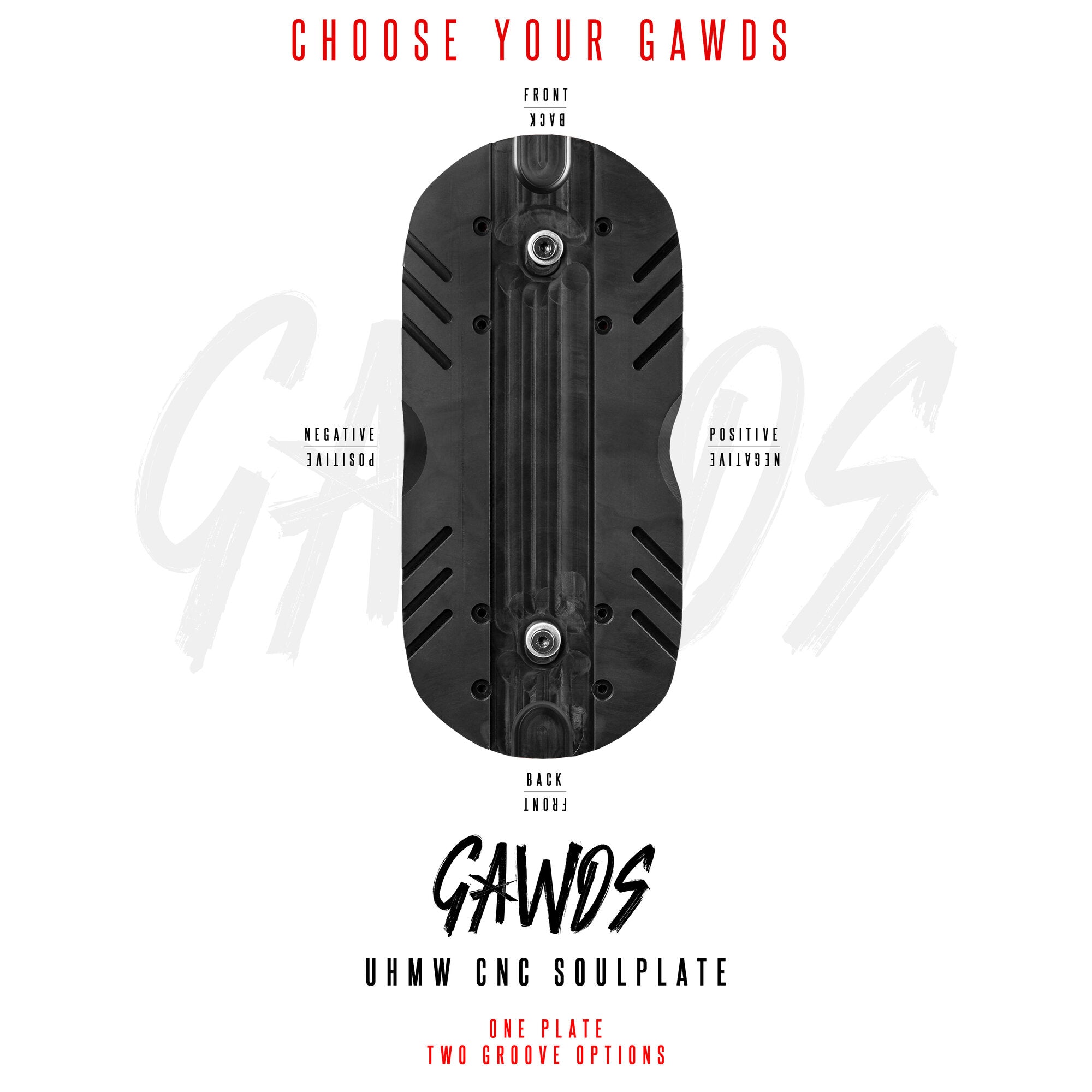 Gawds UHMW Soulplate - Premium Roller Skate Plates for Derby & Artistic Skating | Durable & Lightweight for Enhanced Performance