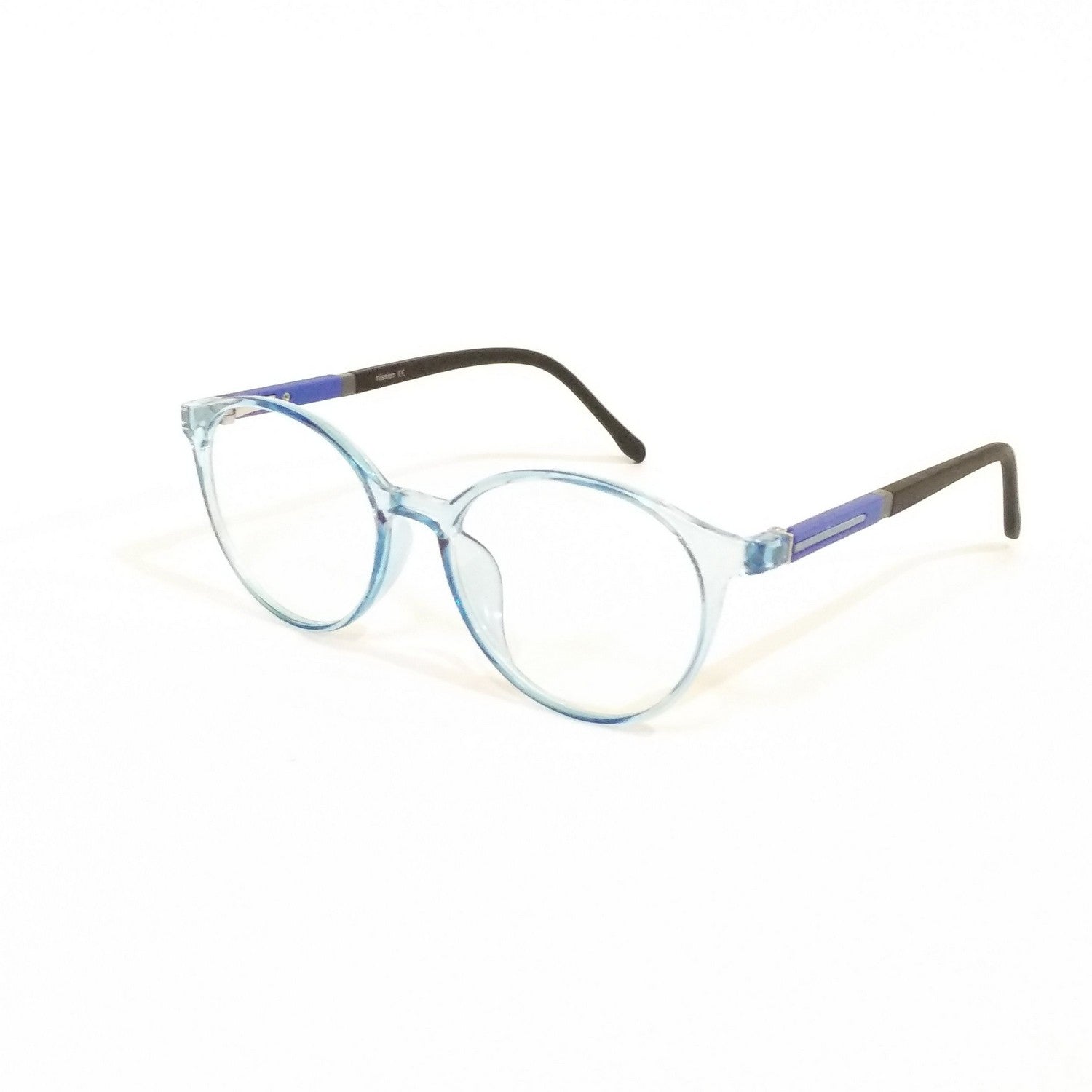 Blue Light Blocking Glasses for Men & Women – Stylish Round Frame Computer Glasses with Anti-UV Protection | Lightweight Eyewear for Office Work, Gaming & Digital Screen Use (Model 66002)