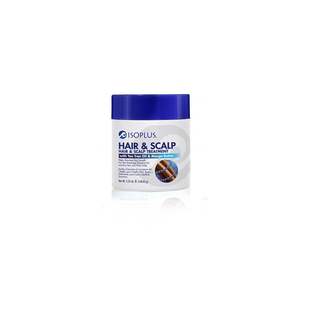 Isoplus Hair & Scalp Treatment - 5.25 Oz Deep Conditioning for Dry, Damaged Hair - Perfect for Daily Use & Salon Results at Home