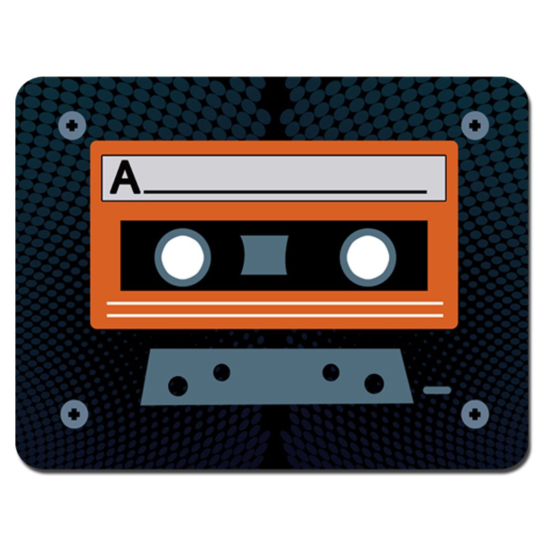 Premium Gaming Mouse Pad - Non-Slip Rubber Base & Smooth Surface for Precise Control - 9.5x7.9 Inch - Perfect for PC, Laptop & Office Use - Retro Cassette Tape Design - Ideal for Gaming, Work & Home Office Setup