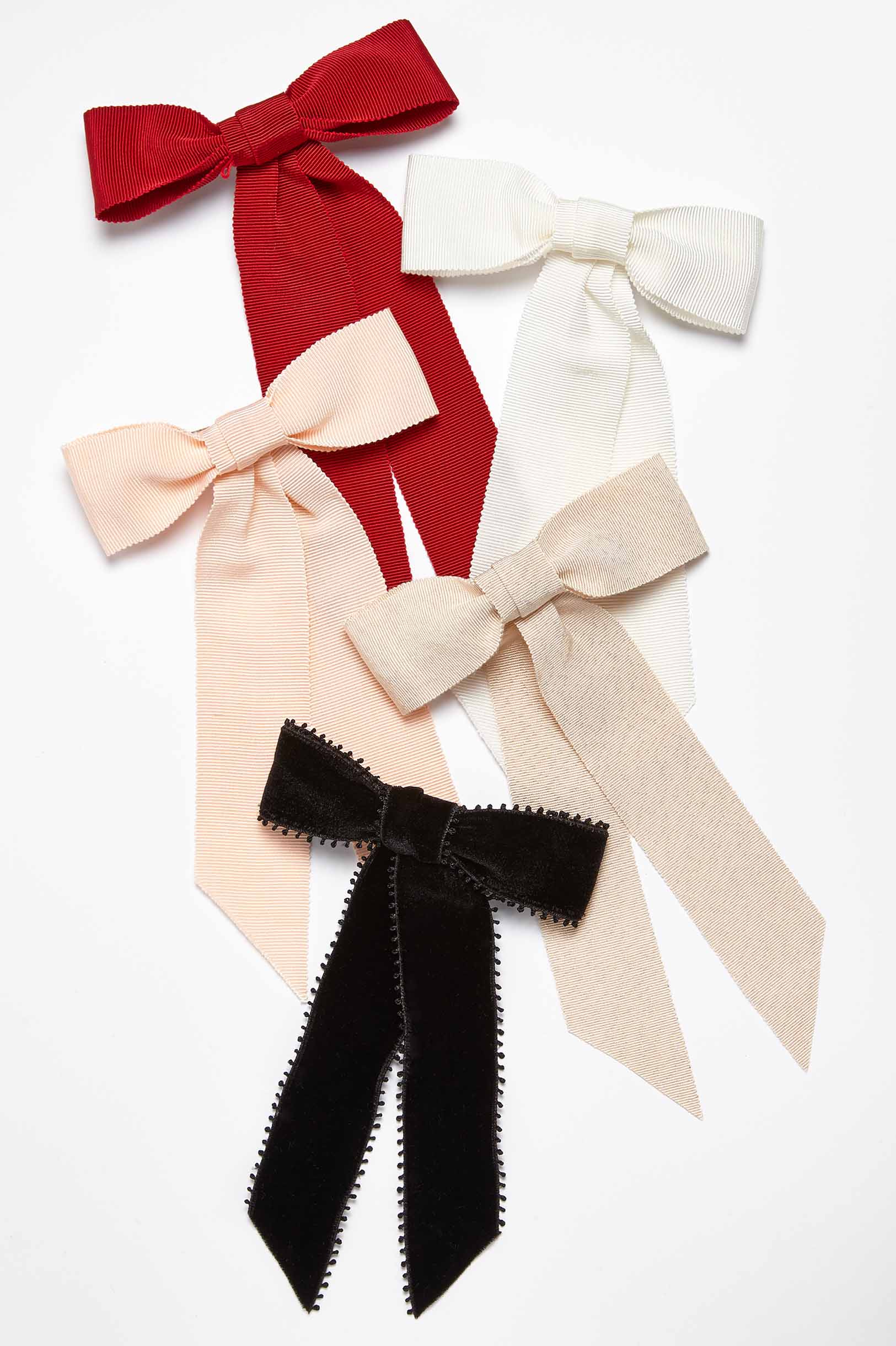 Carolina Wide Grosgrain Bow Barrette Hair Clip - Elegant Hair Accessory for Women & Girls - Perfect for Weddings, Parties & Everyday Style
