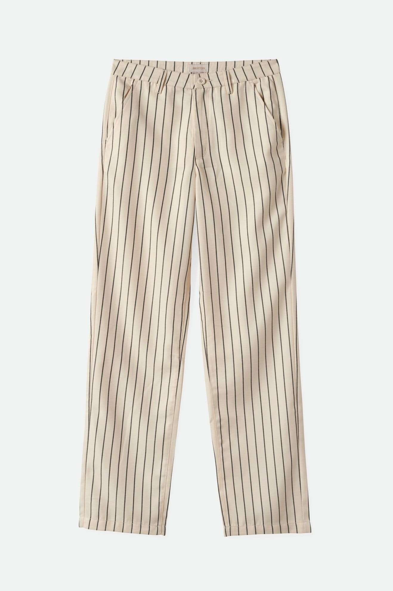 Bedford Pant - Whitecap & Washed Black Pinstripe Men's Dress Pants for Office & Business Casual Wear