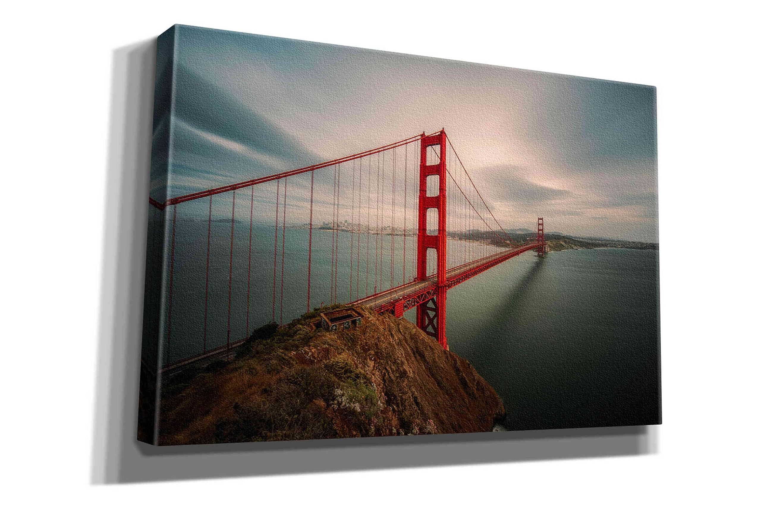 Bruce Getty 'Batteries Spencer' Graffiti Giclee Canvas Wall Art - 60x40 Inches Modern Urban Home Decor for Living Room, Bedroom & Office