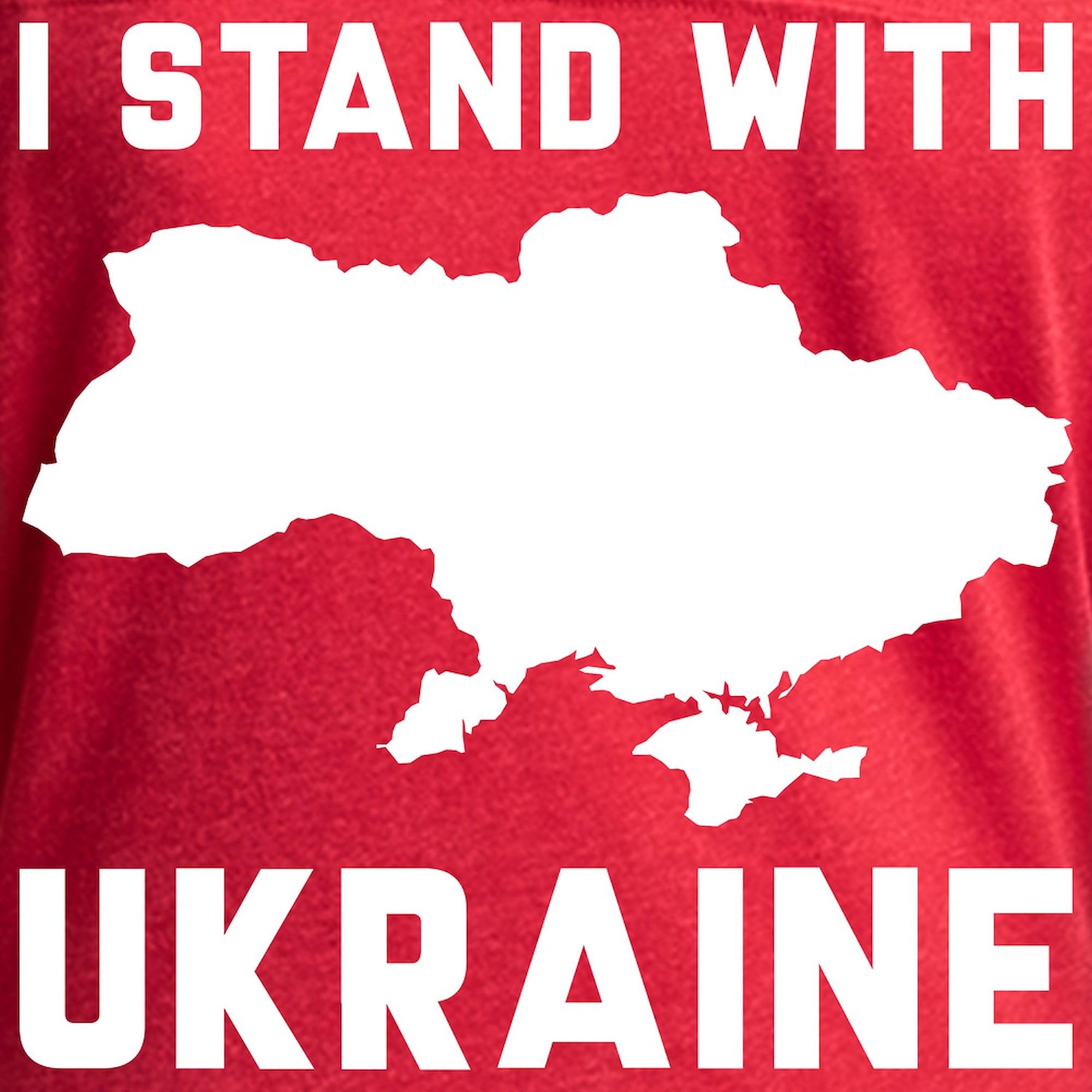 I Stand with Ukraine Women's Football Shirt - Support Ukraine T-Shirt for Women - Comfortable & Stylish Soccer Jersey for Fans, Games & Everyday Wear