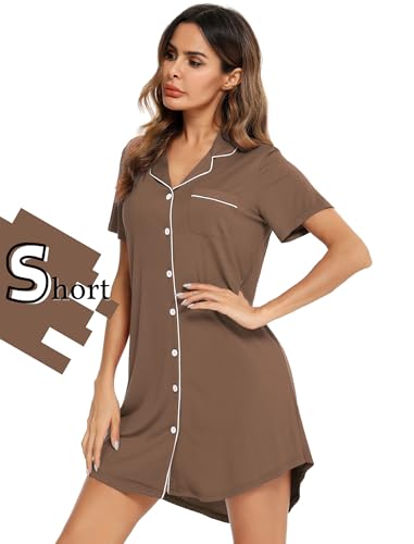 Short Sleeve-brown
