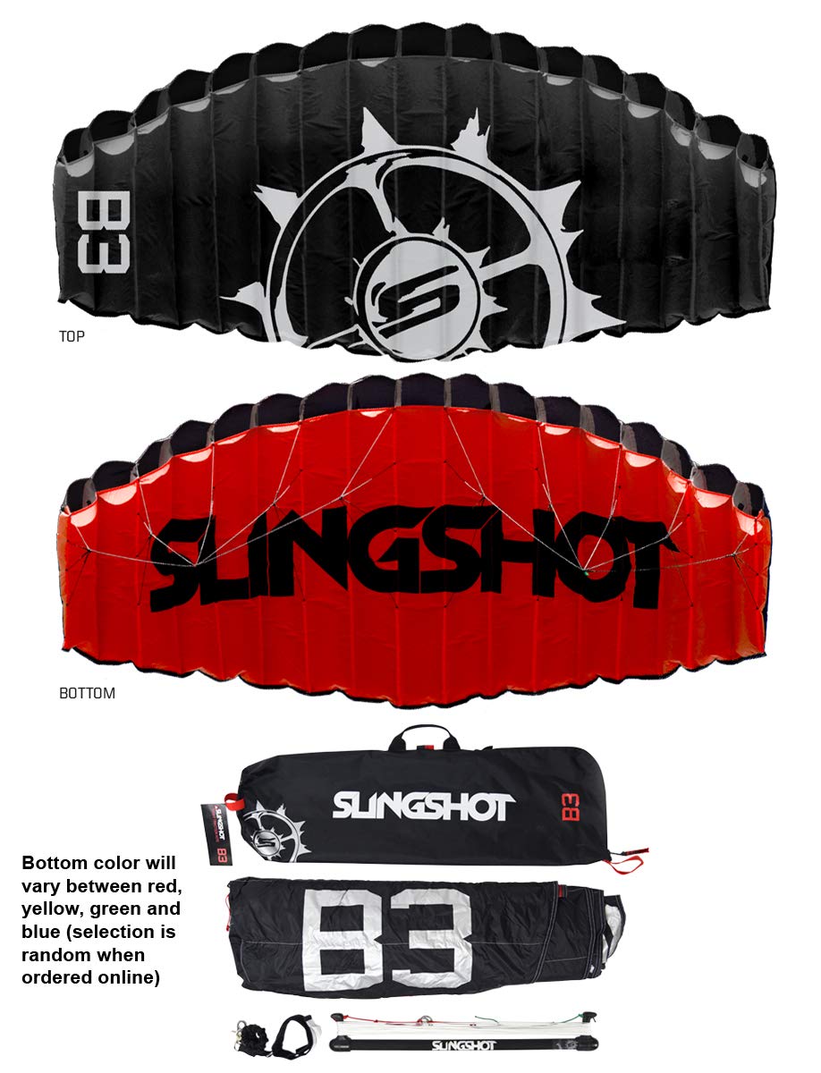 2016 Sling Shot B3 Light Traction Trainer Kite - Power Kite for Landboarding, Kiteboarding & Snowkiting - Perfect for Beginners & Advanced Riders
