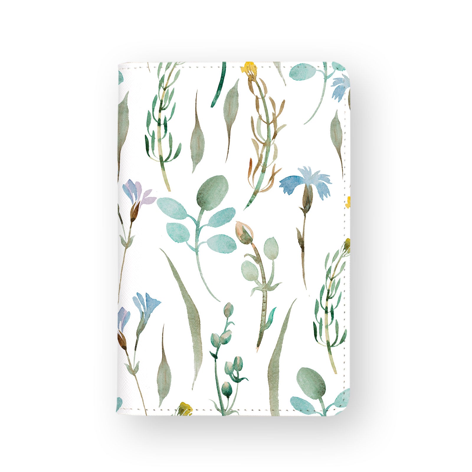 Green Leaves RFID Blocking Travel Wallet - Secure Passport Holder for Women & Men | Perfect for Airports, Vacations & International Trips