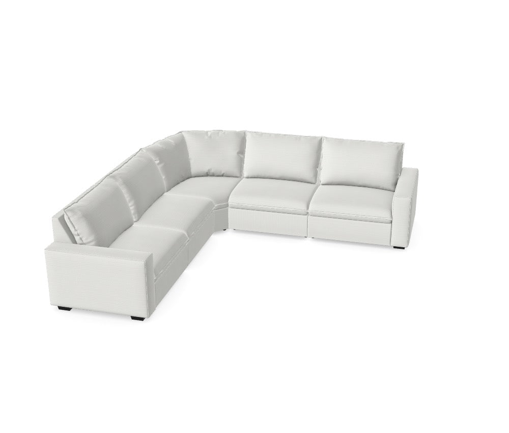 Love Story Modular Sectional Sofa - Custom Design Modern Living Room Furniture for Small Spaces & Apartments | Ref: M_RDTQZH | Perfect for Cozy Movie Nights & Family Gatherings