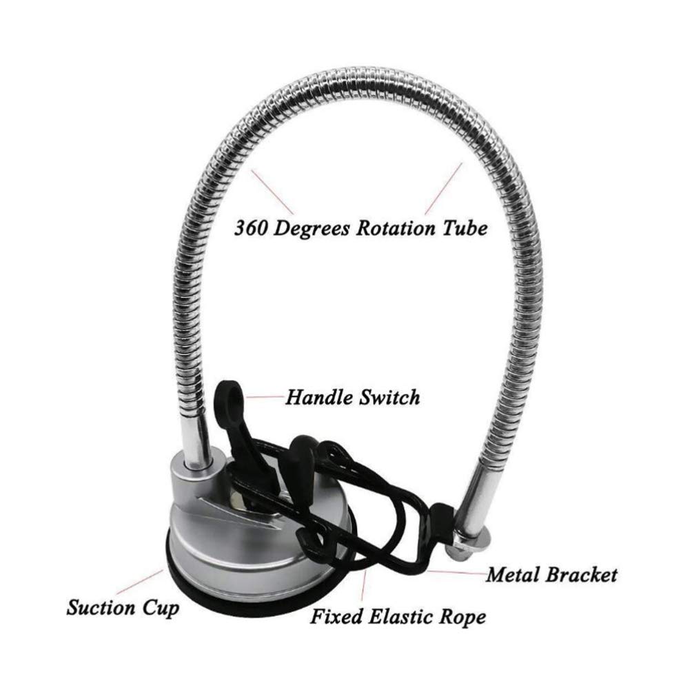 Suction Cup Heat Bracket - Flexible Car Dent Repair Tool with Hot Air Stand | Windshield & Auto Body Dent Removal Kit for Professional & DIY Use