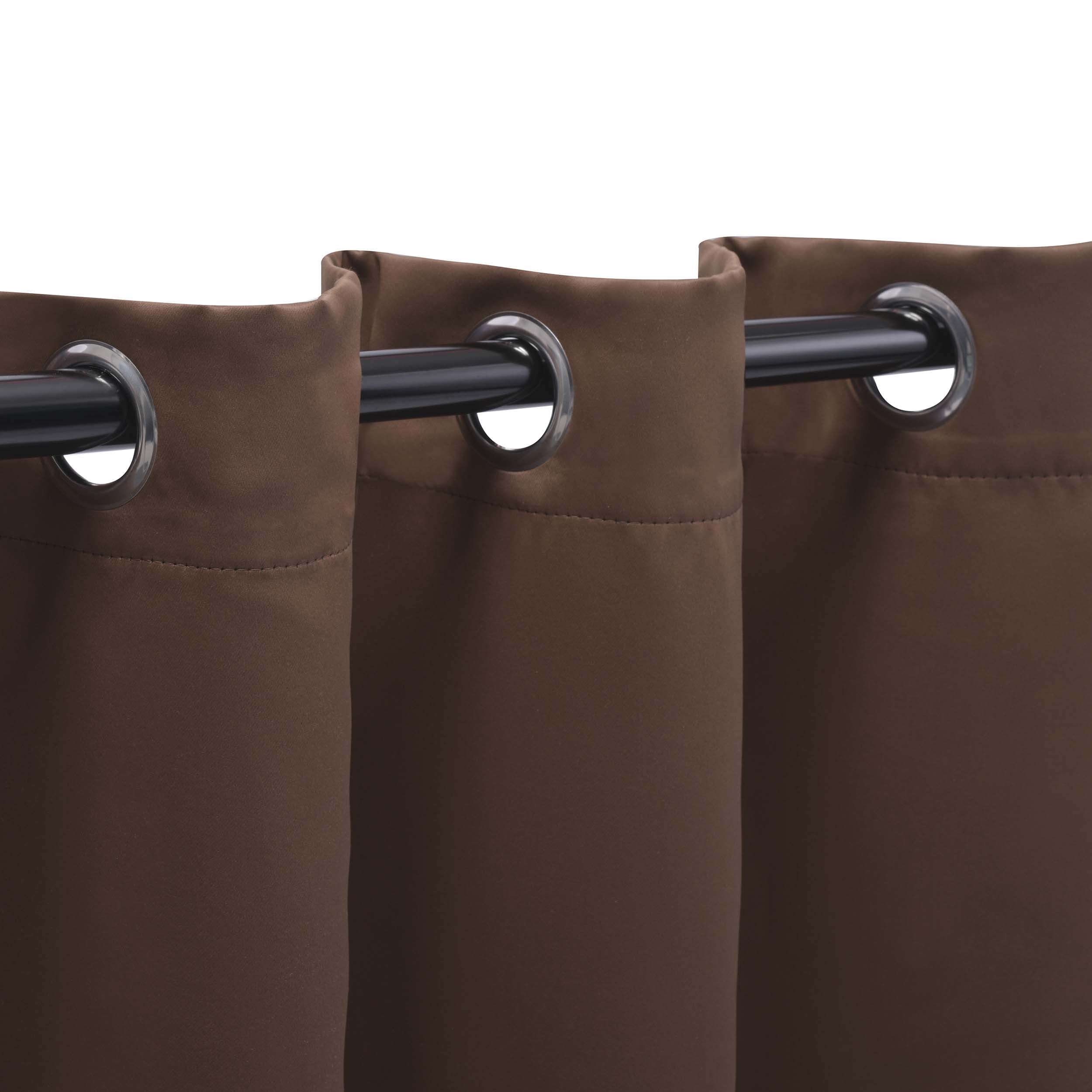 Blackout Curtains for Bedroom - Solid Classic Modern Grommet Curtain Set for Living Room, Nursery & Home Theater - Light Blocking Thermal Insulated Window Drapes