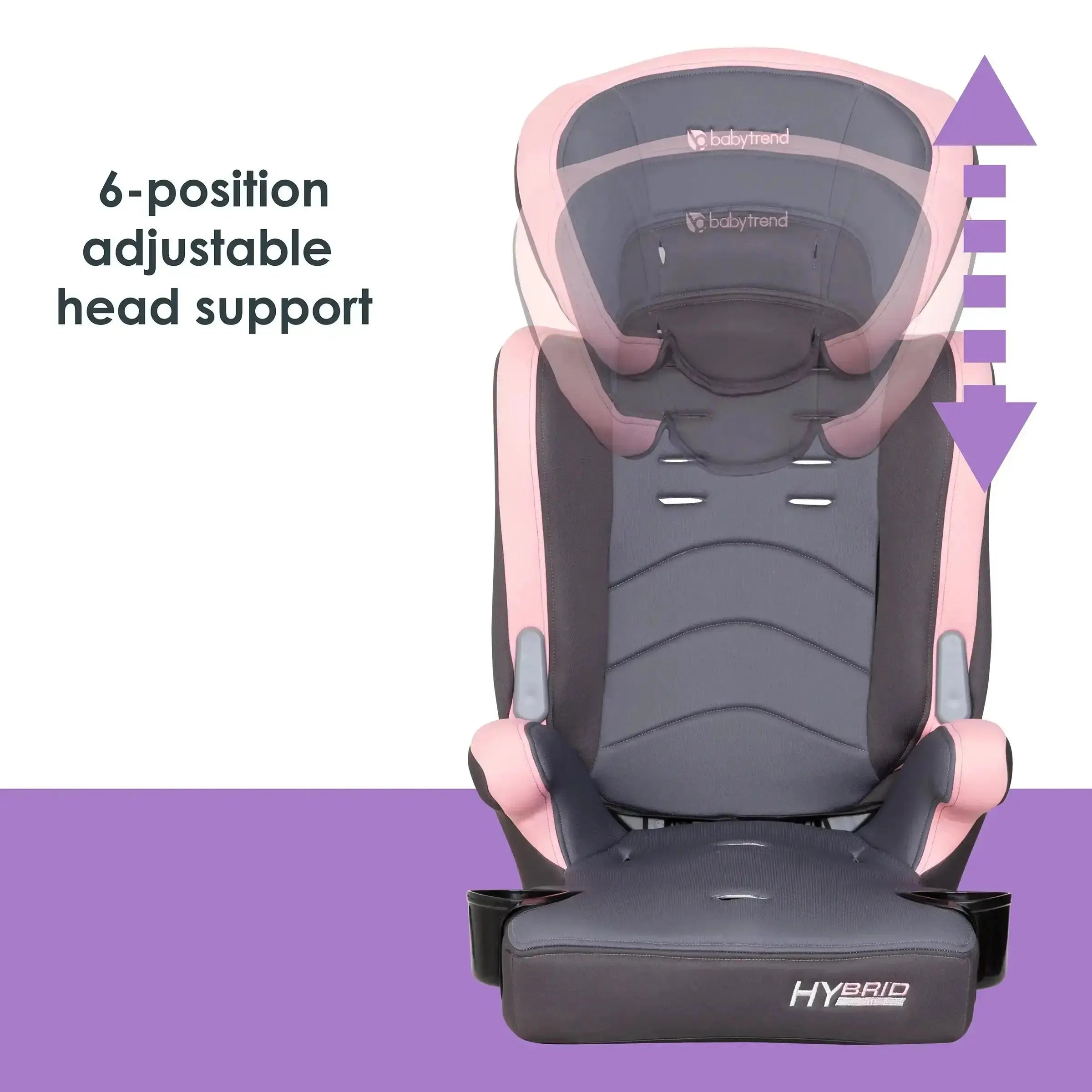 Hybrid™ 3-in-1 Convertible Car Seat - Safe & Comfortable Booster for Toddlers to Big Kids - Perfect for Travel, School & Family Road Trips