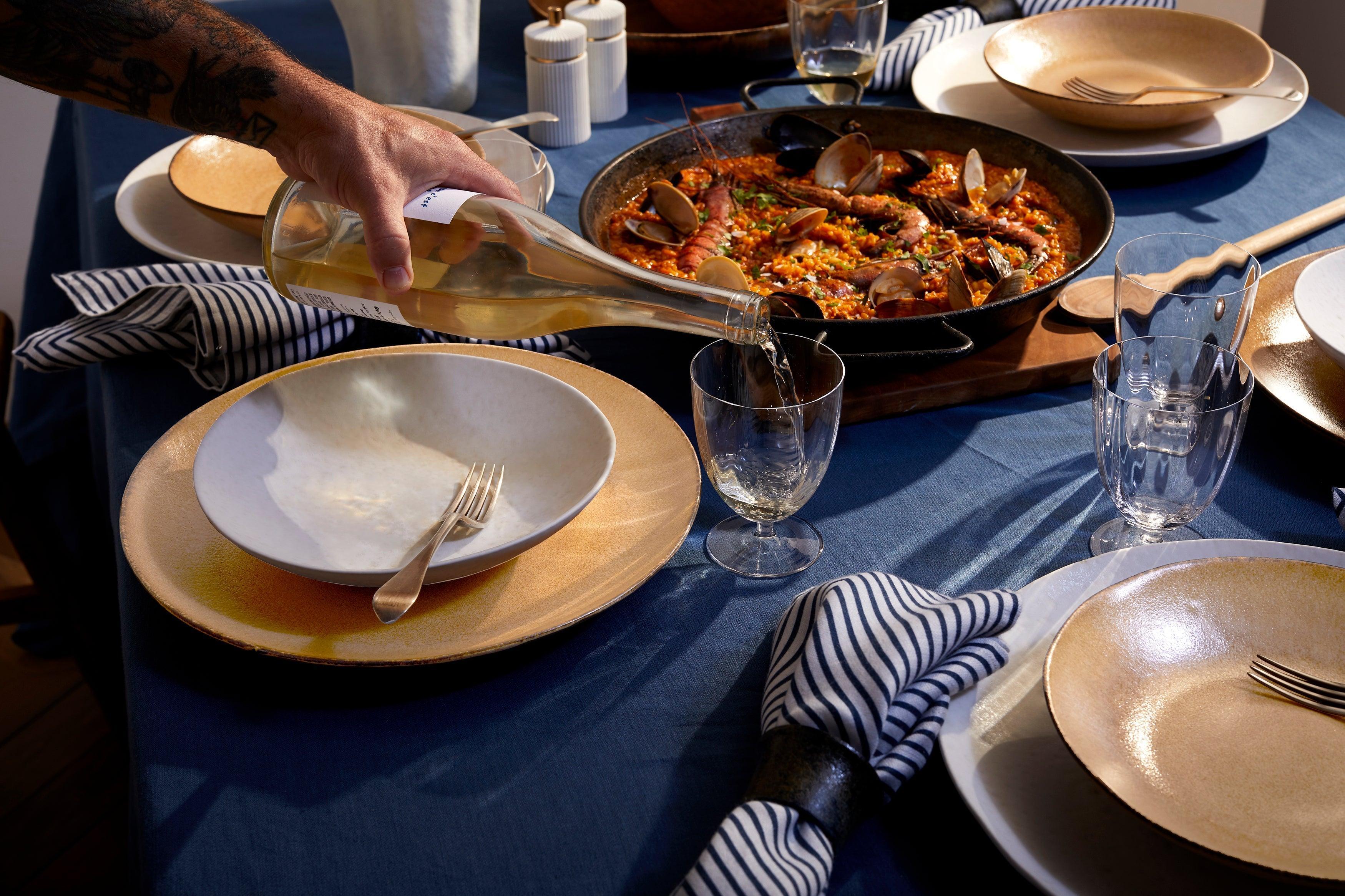 Terra Handmade Leather Dinner Plates - Elegant and Durable for Formal Dining, Outdoor Picnics, and Rustic Table Settings