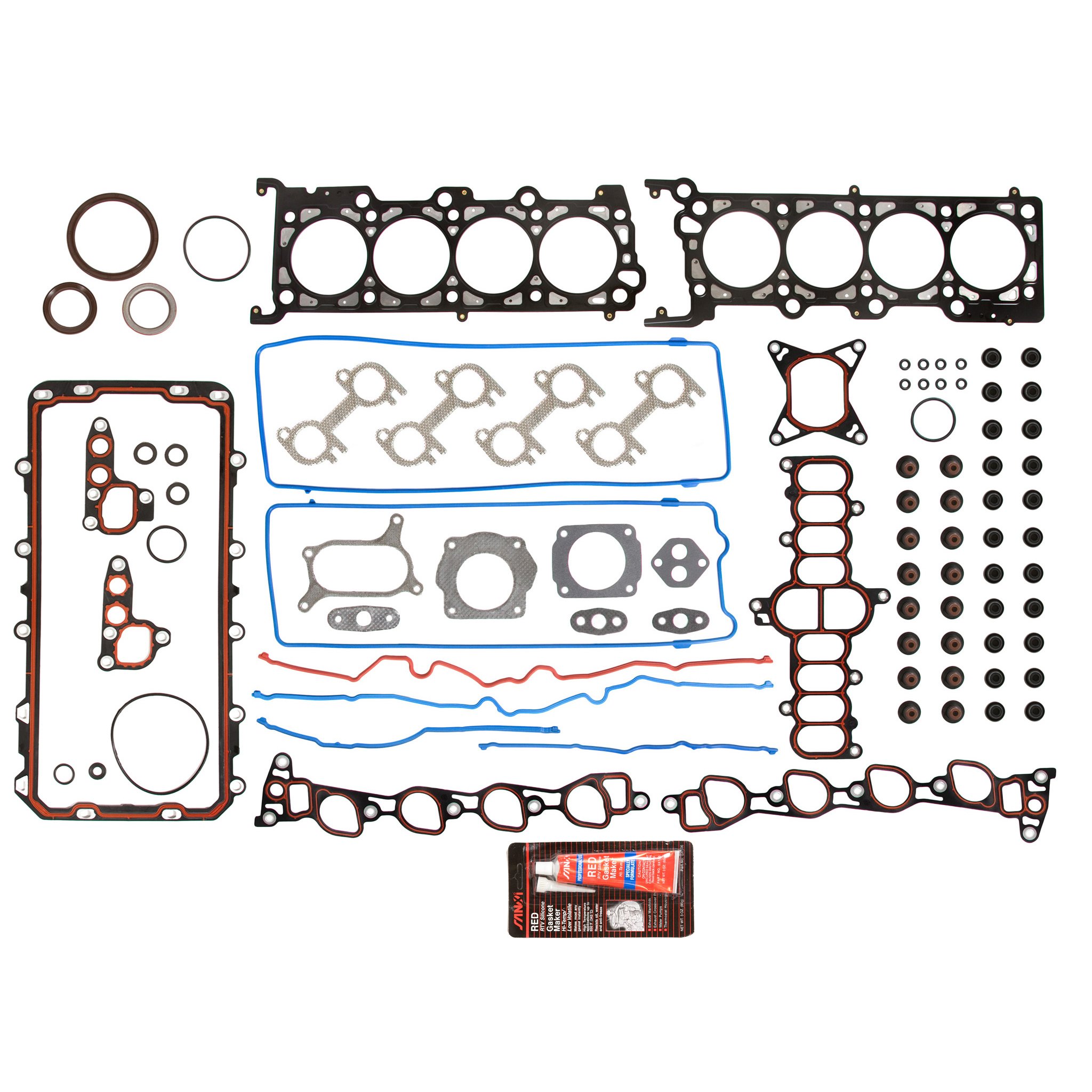 Full Gasket Set Compatible with Ford V8 4.6L ROMEO Vin SOHC 16V Engine - Replacement for MA-4216920736 - Perfect for Engine Rebuilds & Maintenance