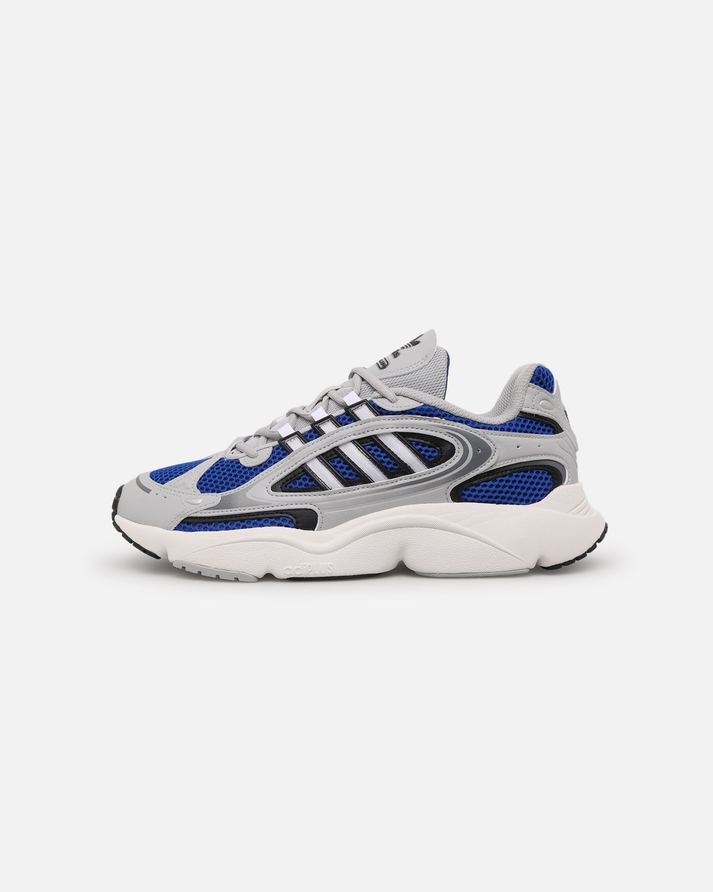 Adidas Ozmillen Grey/Blue Running Shoes - Men's Lightweight Sneakers for Jogging & Gym Workouts | Comfortable Athletic Footwear for Daily Training & Casual Wear