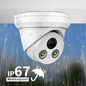HIK2387W 8MP/4K Security Camera with Full Color Night Vision, Built-in Microphone & PoE Support - Ideal for Home, Office, and Outdoor Surveillance