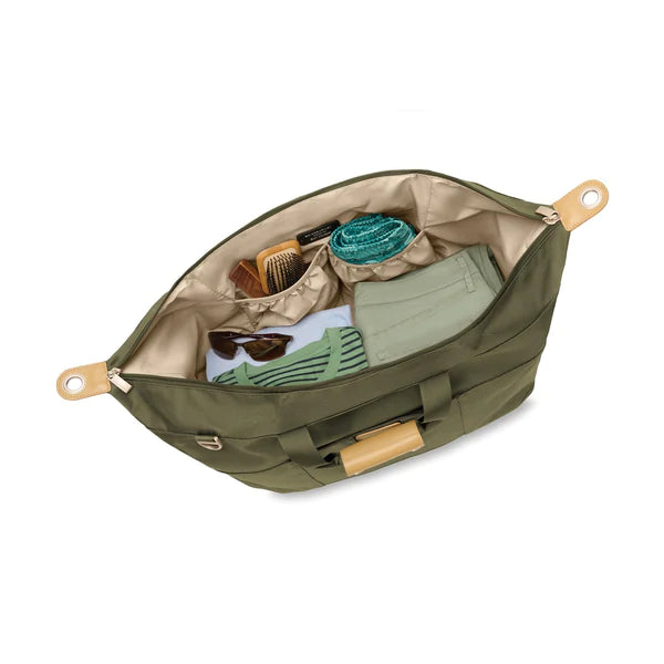 Briggs & Riley Baseline Weekender Duffle Bag - Water-Resistant Travel Duffel for Men & Women - Perfect Carry-On for Weekend Getaways, Gym, Work & Business Trips