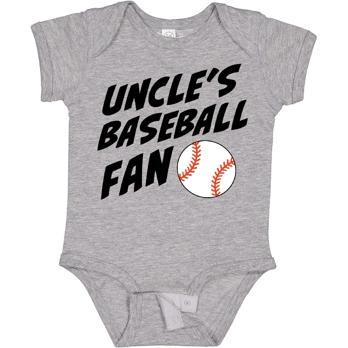 Inktastic Uncles Baseball Fan Baby Bodysuit - Cute Baseball Outfit for Infants & Toddlers - Perfect for Game Day, Family Photos & Baseball-Themed Parties