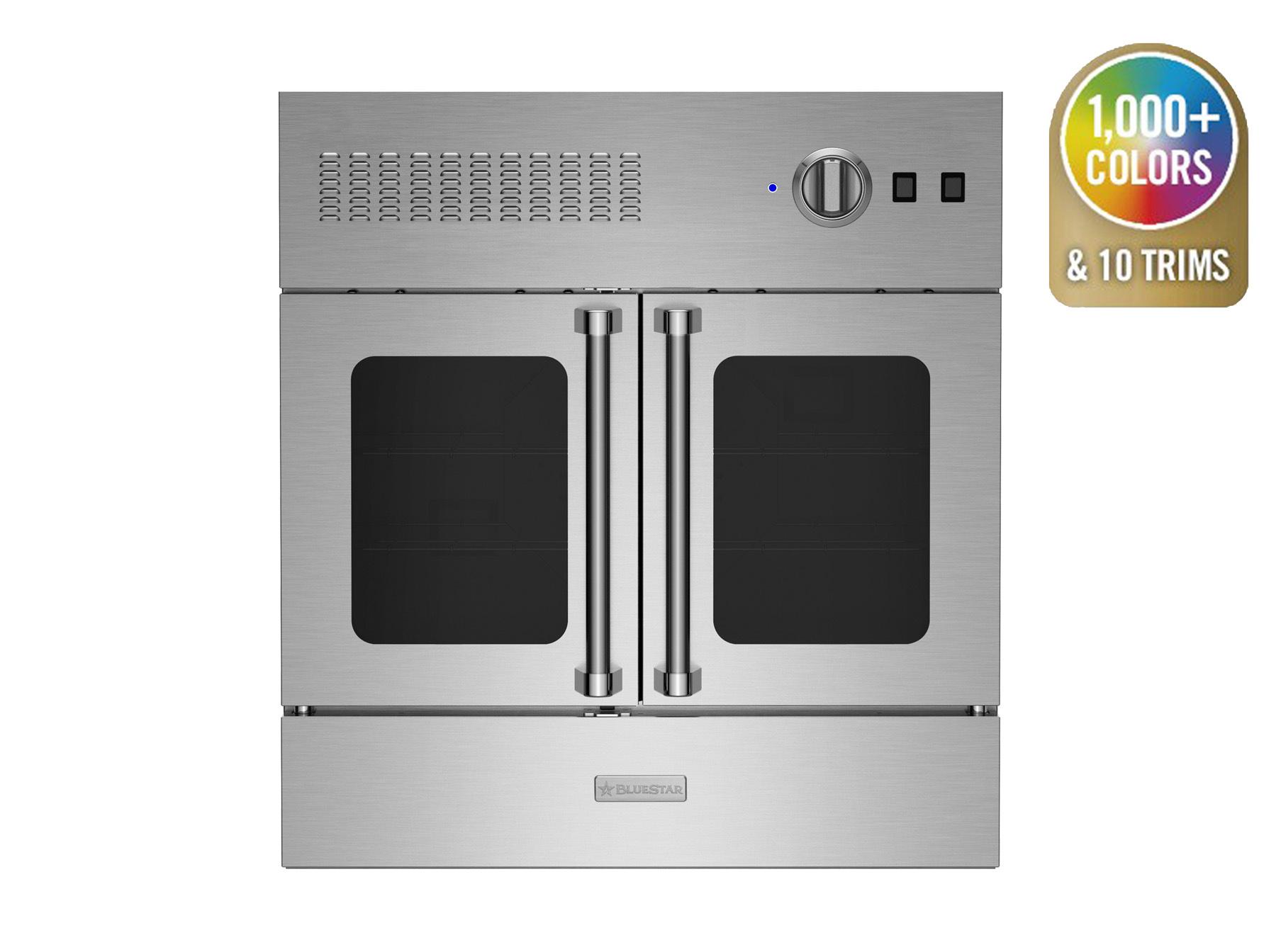 Bluestar BWO30AGSV2 30 Inch Professional Gas Wall Oven with French Doors - Perfect for Home Chefs & Modern Kitchens