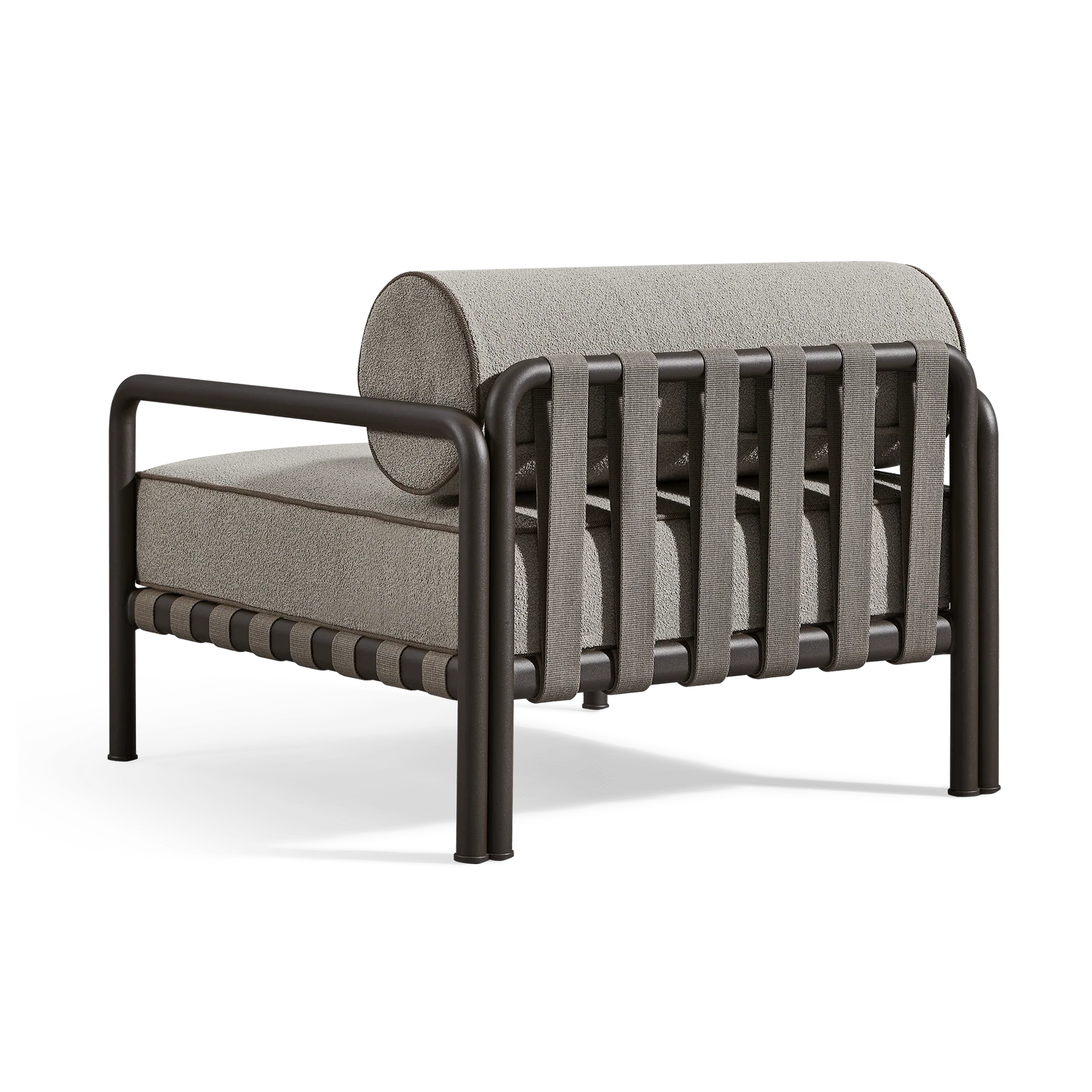 Parker Lounge Chair - Modern Accent Chair for Living Room, Bedroom & Office - Comfortable Upholstered Armchair with Wooden Legs - Perfect for Reading, Relaxing & Decorating Your Home