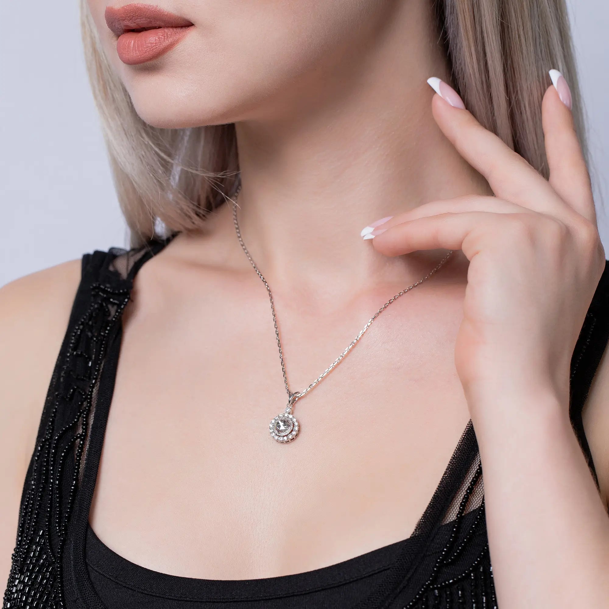 Moonstone Necklace for Women - Healing Crystal Jewelry for Spiritual Protection & Positive Energy - Perfect for Meditation, Yoga & Everyday Wear