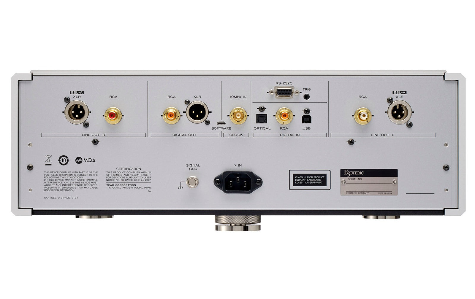 Esoteric K-03XD SE K Series VRDS ATLAS SACD Transport Mechanism with Master Sound Discrete DAC - High-End Audio for Audiophiles & Home Theater Systems