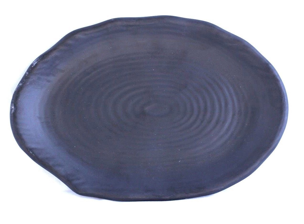 Premium Melamine Oval Plates for Sushi, Sashimi & Appetizers - 10