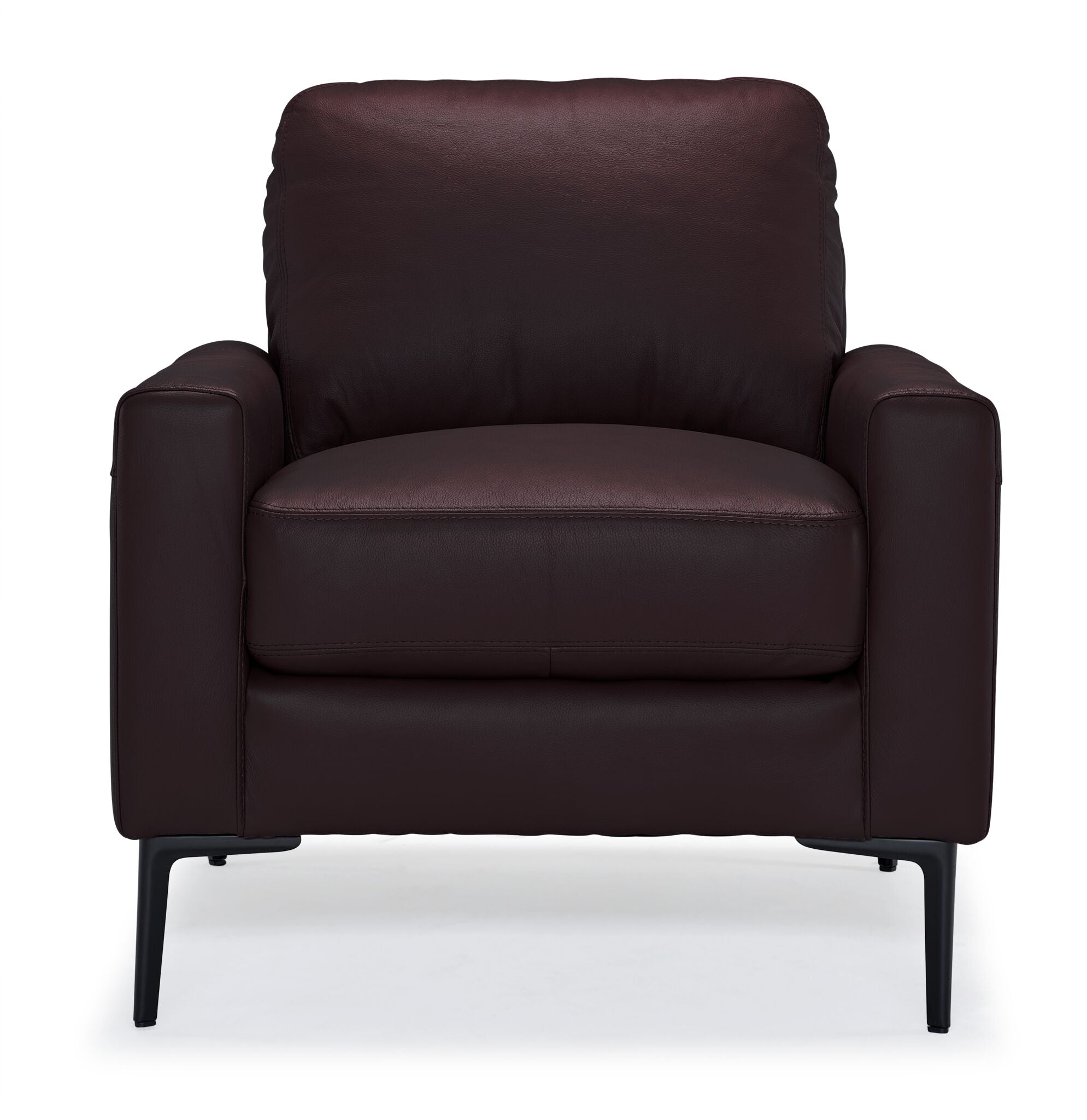 Premium Chito Leather Chair in Mocha Brown - Stylish & Comfortable Living Room Seating for Home & Office