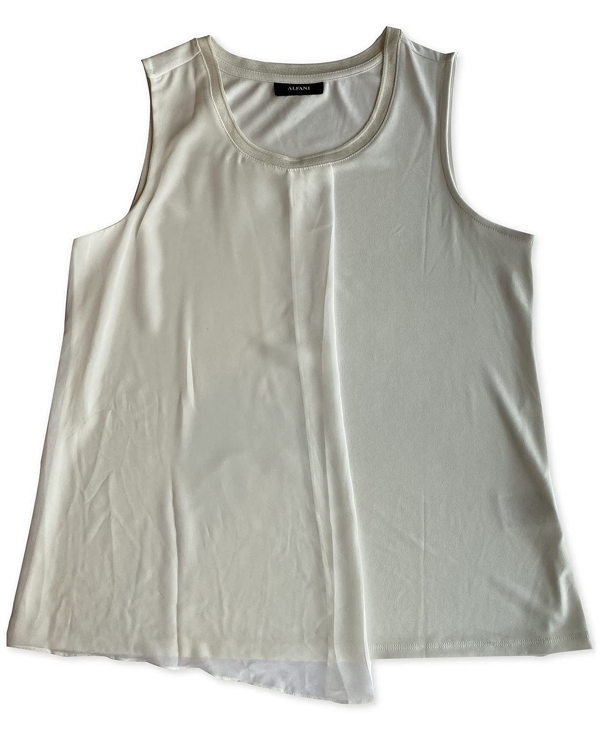 Alfani Women's Sleeveless Blouse - Comfortable Summer Tops for Work & Casual Wear | Lightweight Breathable Office & Vacation Shirts