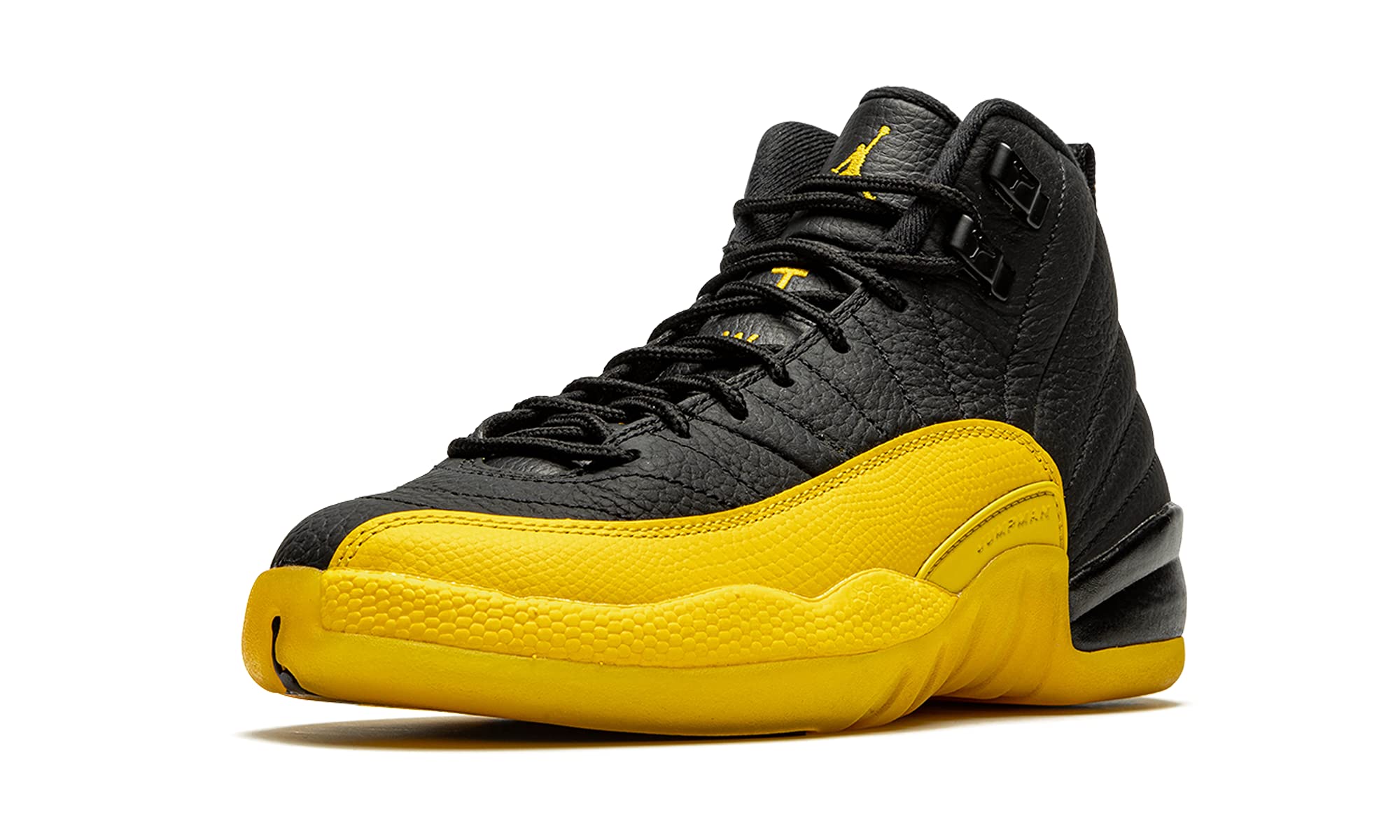 Jordan Youth Air 12 Retro GS Basketball Shoes - Size 4.5Y for Kids, University Gold/Black (Style# 153265-070) - Perfect for School Sports, Casual Wear & Sneaker Collectors