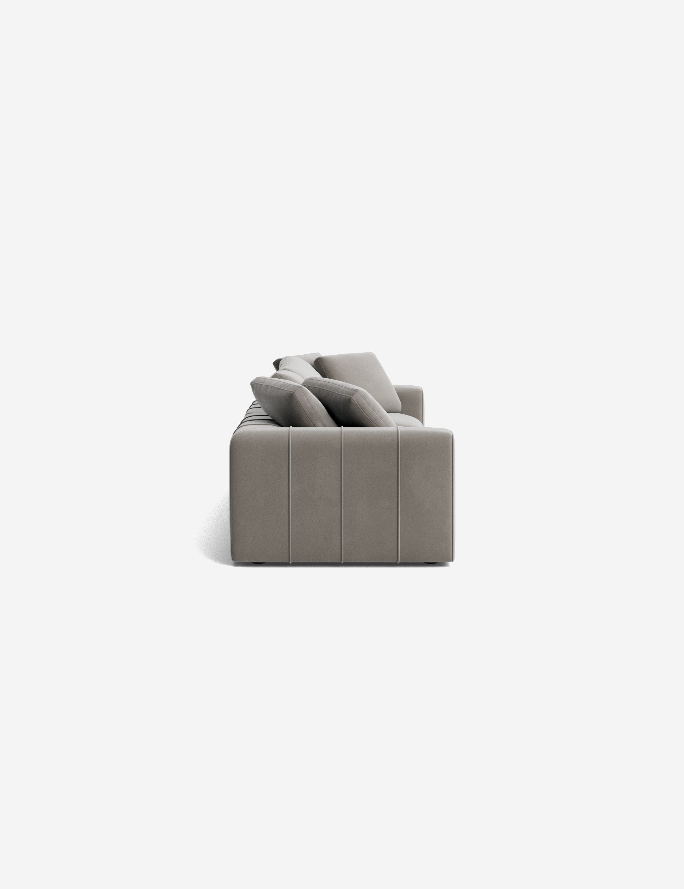 Modern Capella Sofa - Comfortable Fabric Sectional Couch for Living Room, Lounge & Family Room - Stylish Home Furniture for Relaxing & Entertaining