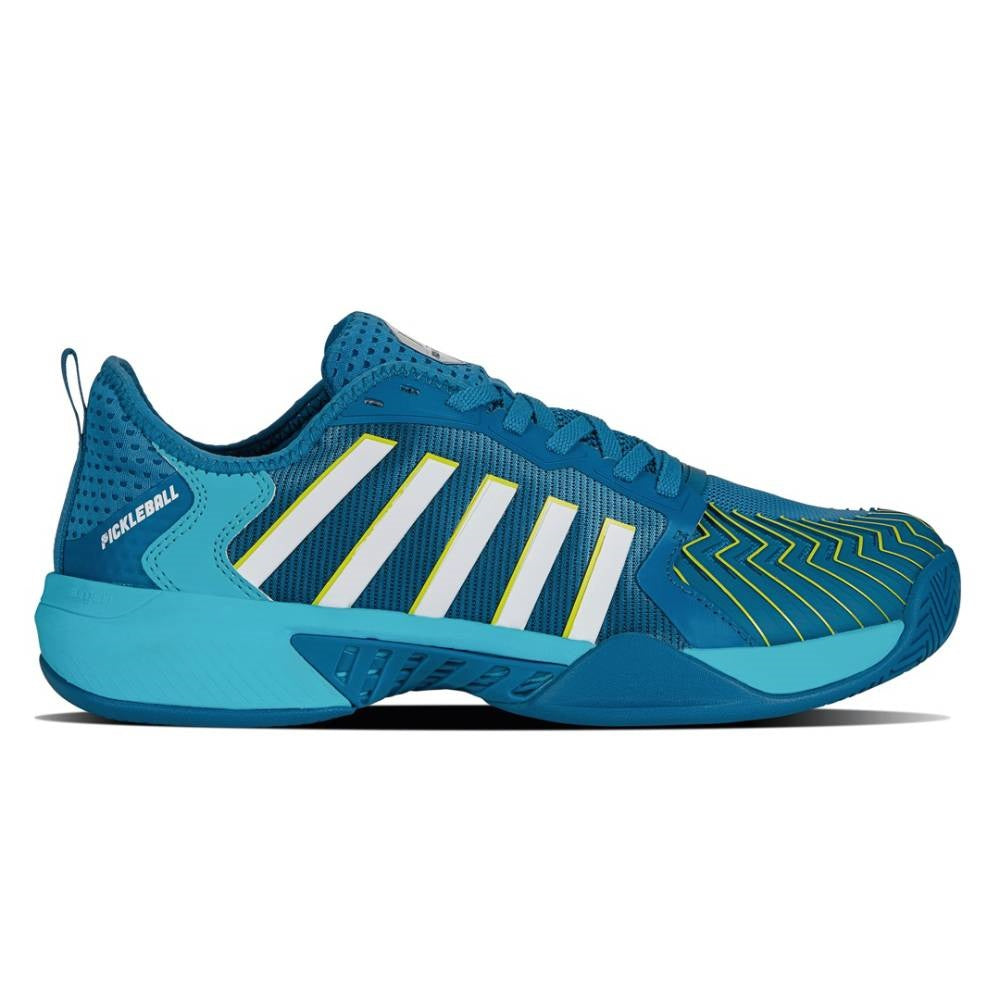 K Swiss Hypercourt Supreme Men's Pickleball Shoes - Lightweight Tennis Sneakers for Court Sports (Blue) | Perfect for Pickleball, Tennis & Volleyball Players