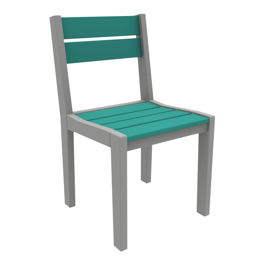 Stylish Coastline Cafe Dining Chair - Modern Wooden Bistro Chair for Kitchen, Restaurant & Patio - Perfect for Home, Cafe & Outdoor Dining