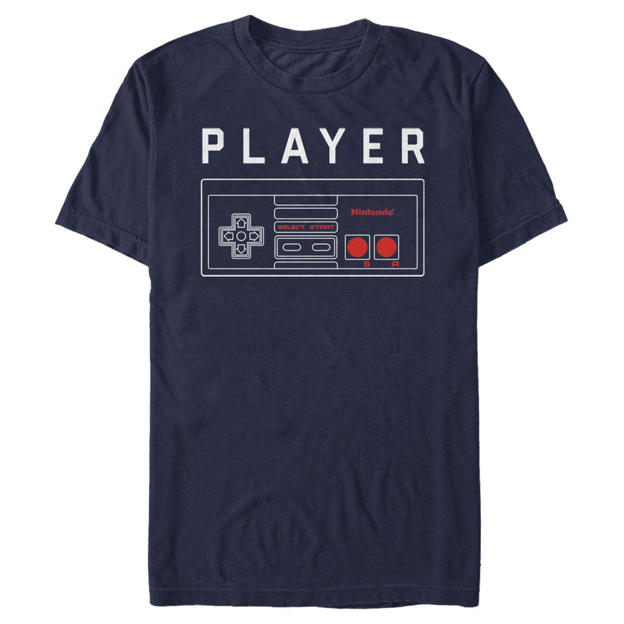 Nintendo Player Controller Graphic T-Shirt for Men - Retro Gaming Tee for Casual Wear & Gamer Enthusiasts