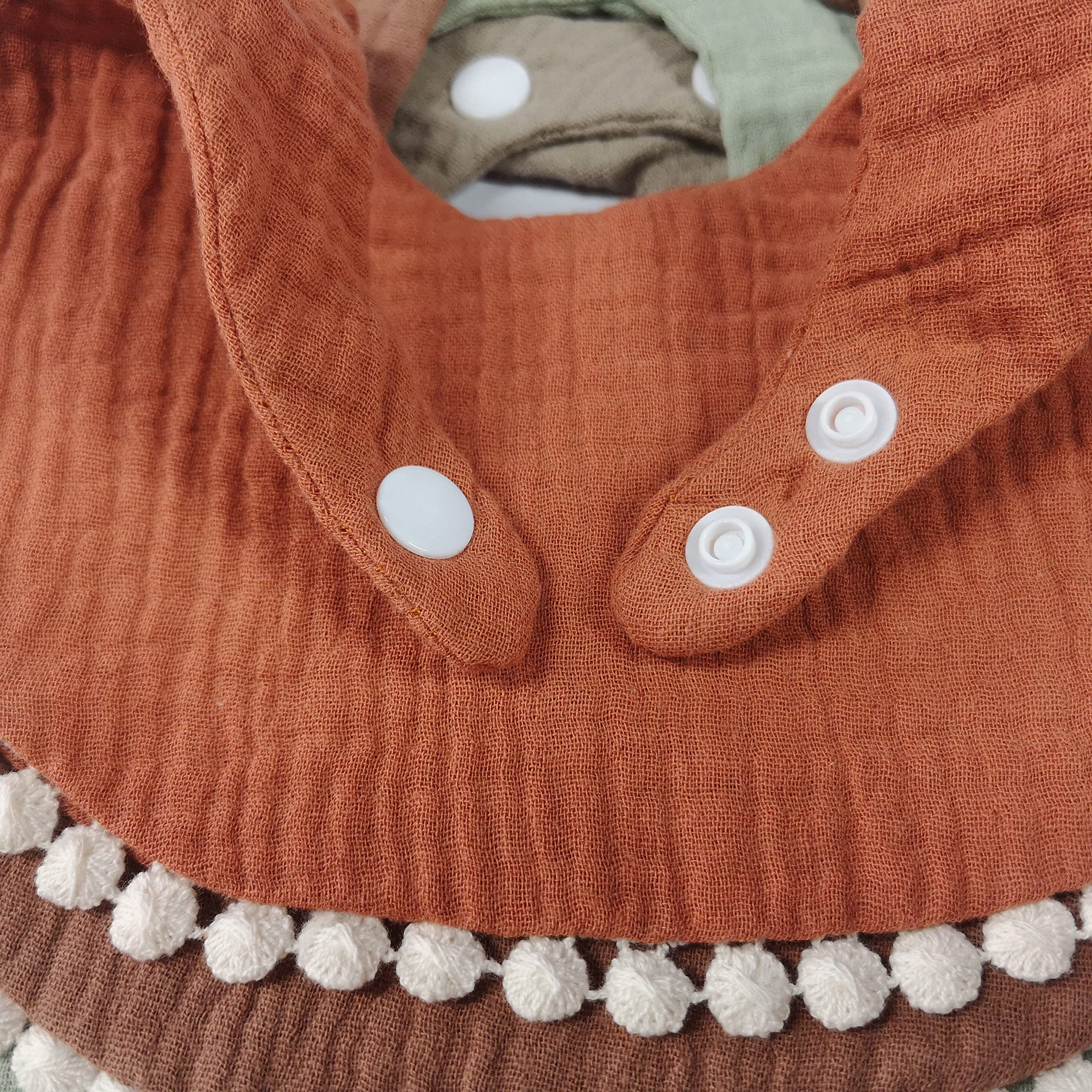**Baby Bandana Drooling Bibs Set - Soft Muslin Cotton Teething Bibs for Boys & Girls, Newborn & Toddler (Unisex) - Perfect for Feeding, Drool Control & Outfit Protection**