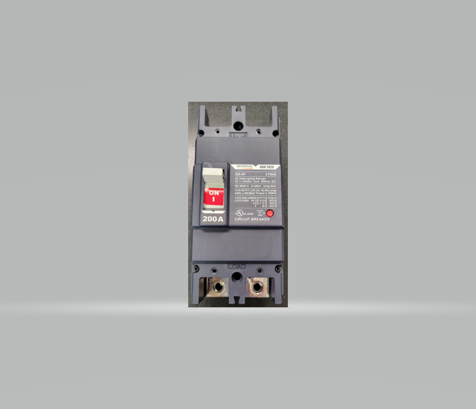 0K0133 CB 200A 2POLE 240V 225AF Circuit Breaker - Heavy Duty Electrical Protection for Industrial & Commercial Use
