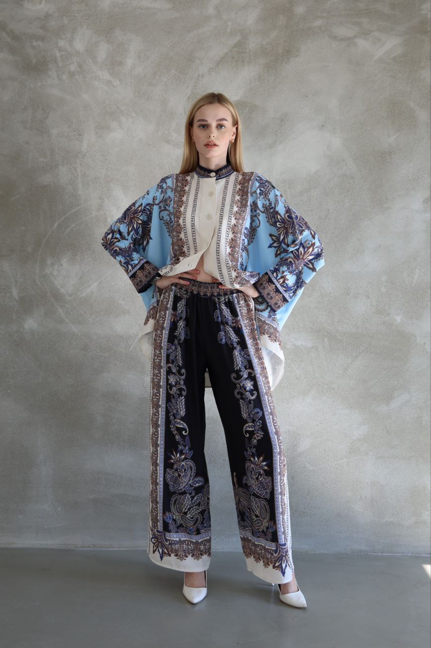 Floral Print Roxy Shirt and Pants Set for Women - Cute Summer Outfit for Beach Vacation, Casual Wear & Outdoor Activities