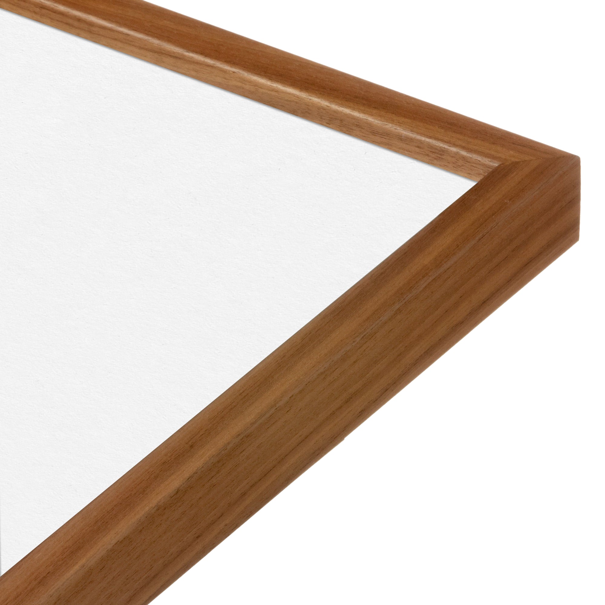 Brown Walnut Narrow Width Wall Frame - Elegant Wooden Picture Frame for Home & Office Decor - Perfect for Displaying Photos, Artwork, and Certificates