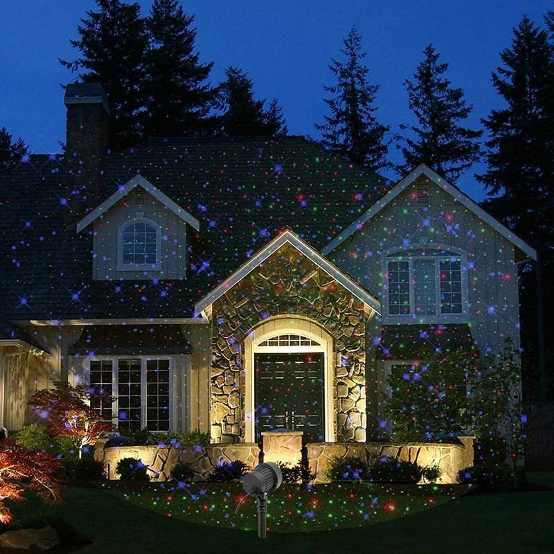 Outdoor LED Ground Laser Light for Garden, Pathway, and Landscape Lighting - Perfect for Patio, Yard, and Holiday Decorations