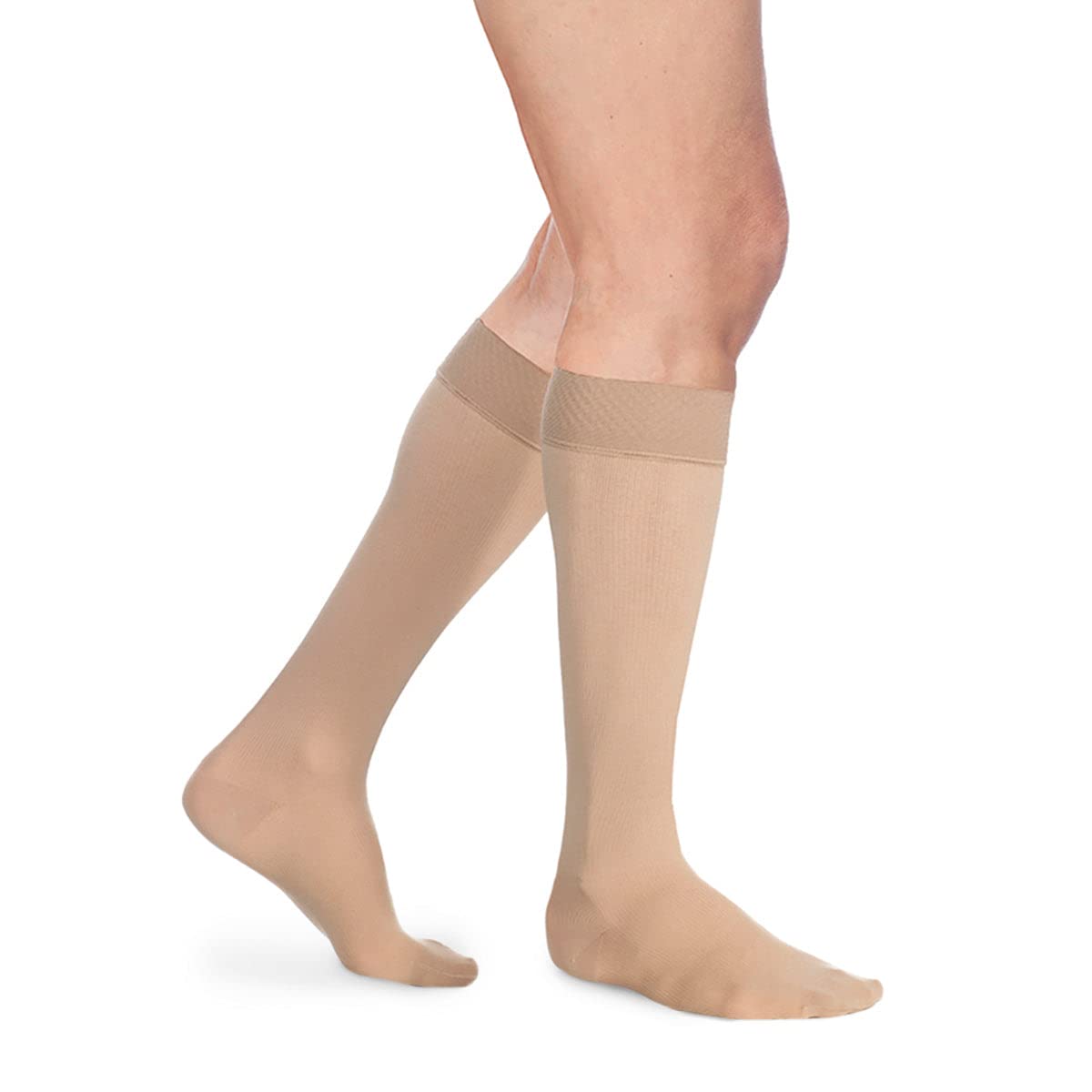 Sigvaris 863C Select Comfort 30-40 mmHg Closed Toe Calf High Compression Stockings for Men - Medical Grade Support for Varicose Veins, Edema & Circulation - Perfect for Travel, Work & Recovery