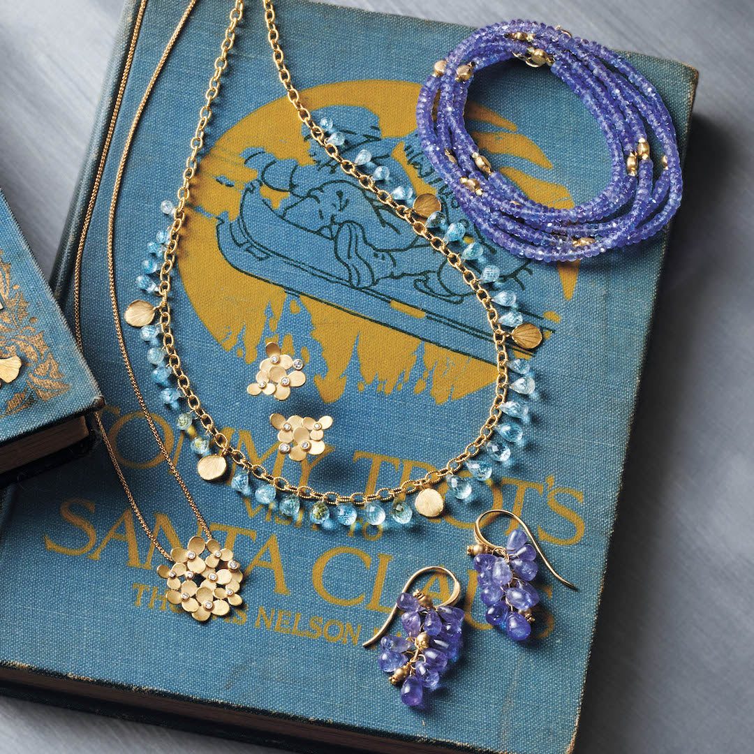 Exquisite Tanzanite Wrap Bracelet - Elegant Handmade Jewelry for Women | Perfect for Weddings, Parties & Special Occasions