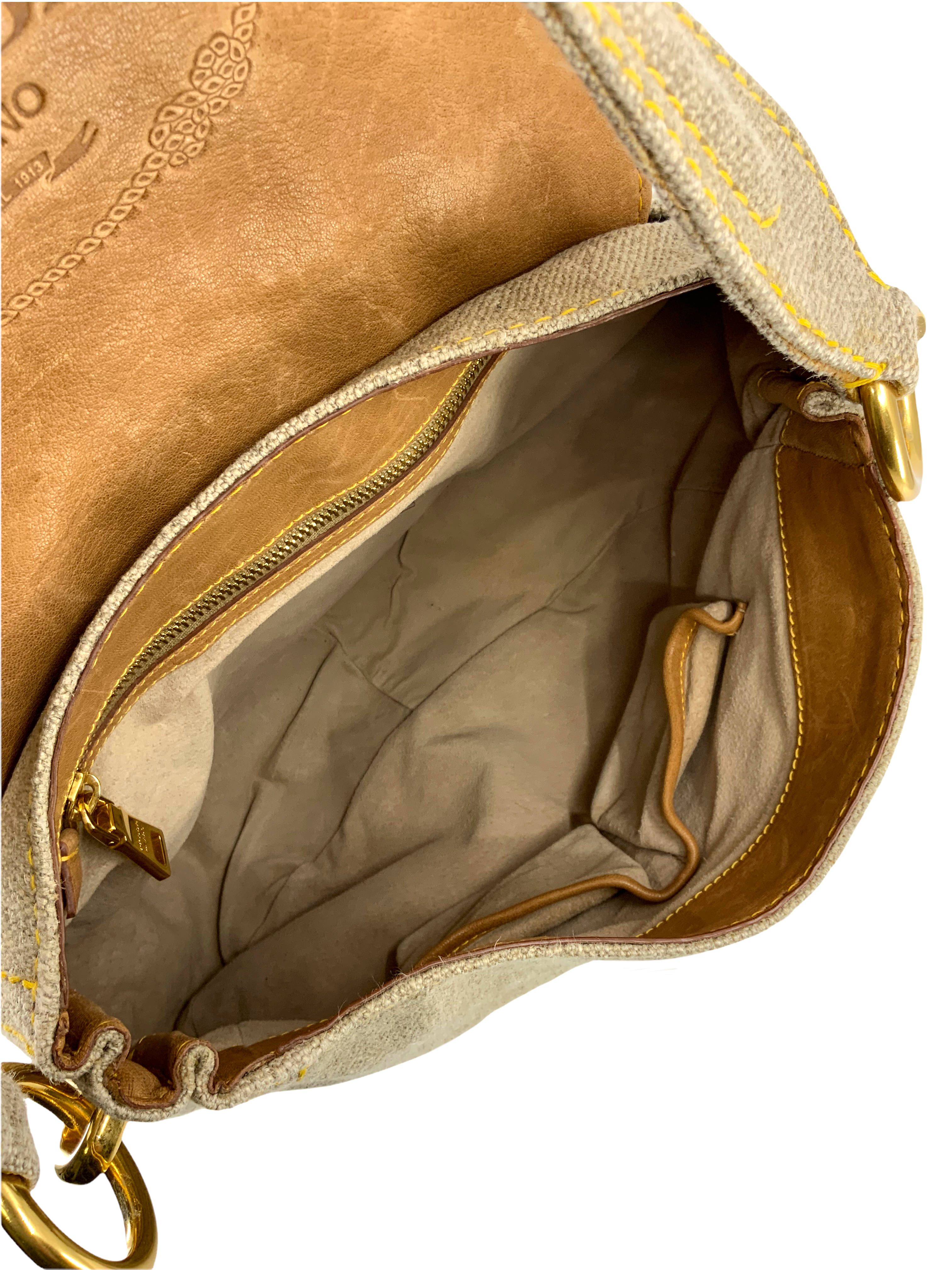 Prada Pattina Sottospalla Fringe Canvas Large Flap Crossbody Bag for Women | Luxury Designer Shoulder Purse | Perfect for Parties, Dating & Evening Events