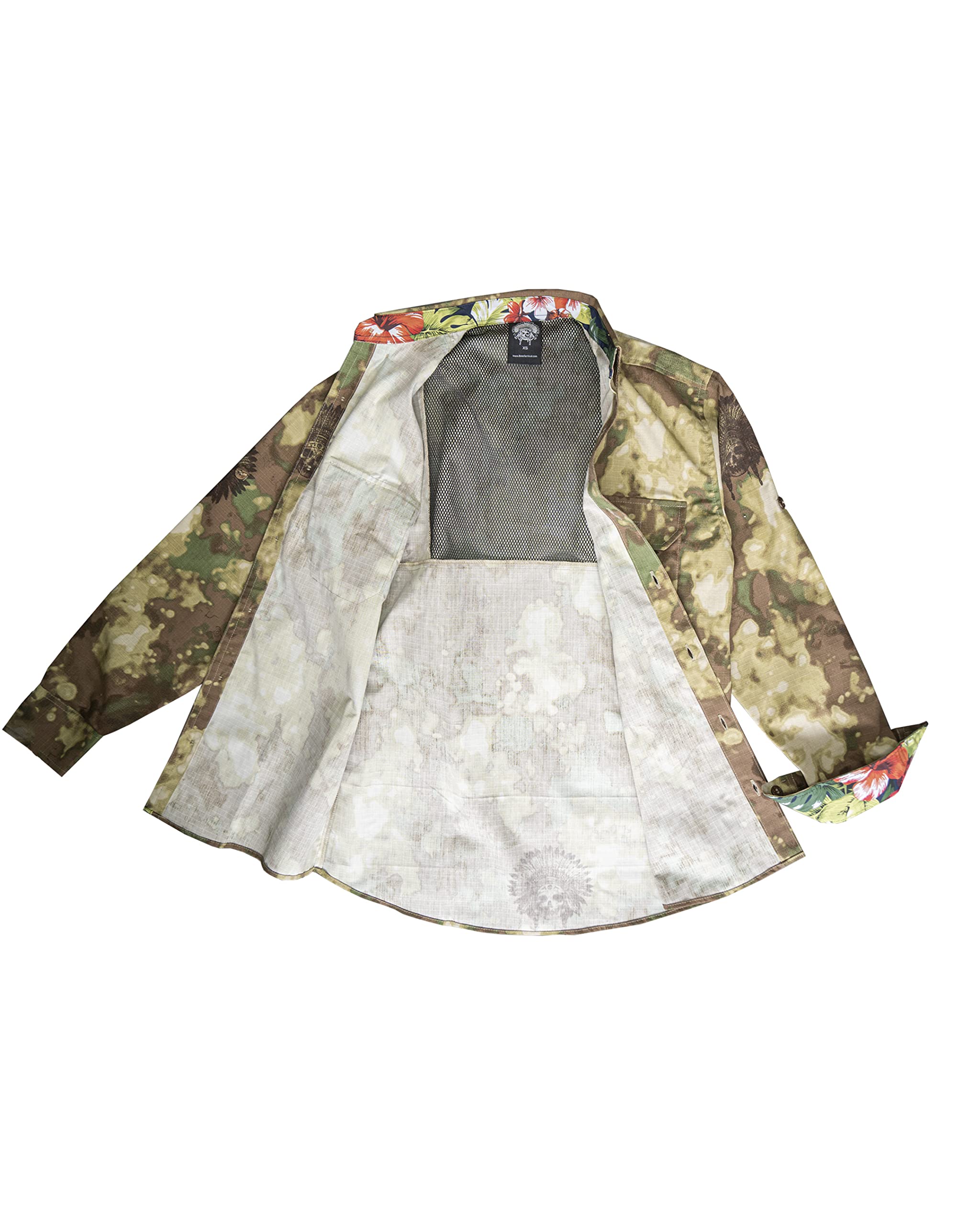 BONE TACTICAL COLOMBIA COMBAT SHIRT - Extreme Weather Military Tactical Shirt Long Sleeve for Men (Size M) - Perfect for Outdoor Adventures, Hunting & Tactical Training