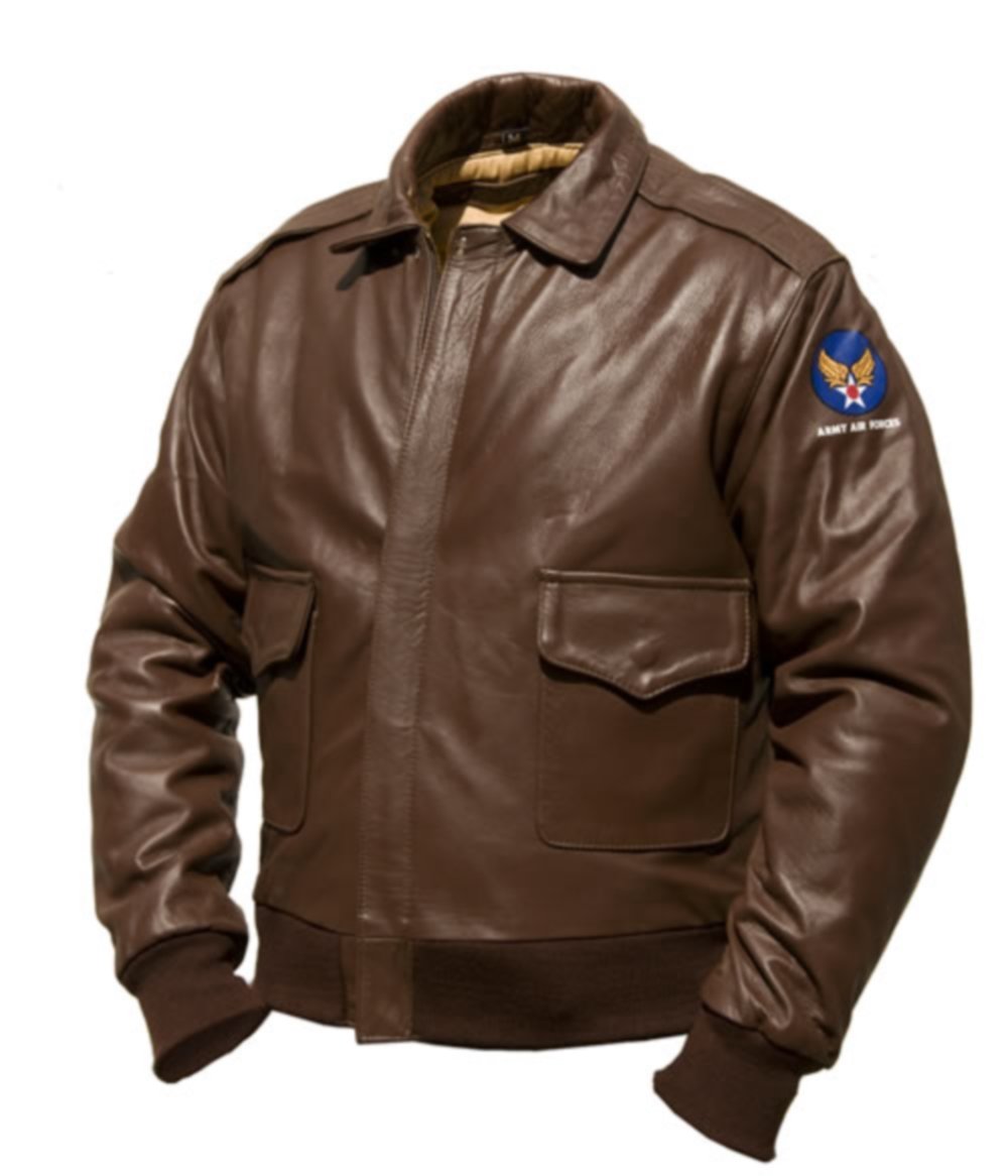 Noble House A-2 Intermediate Flying Jacket - Genuine Leather Bomber Jacket for Men | Vintage Military Style Aviation Jacket | Perfect for Pilots, Motorcycle Riders & Outdoor Enthusiasts