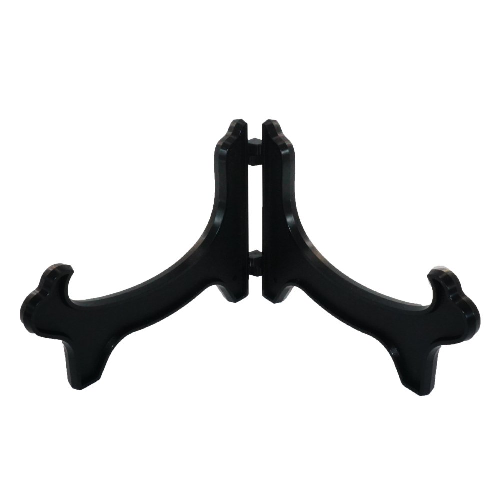 Artliving Black Display Stand Easel - Sturdy Bowl Stand for Large Deep Bowls, Platters & Dishes - Perfect for Kitchen Countertop, Dining Table & Buffet Display
