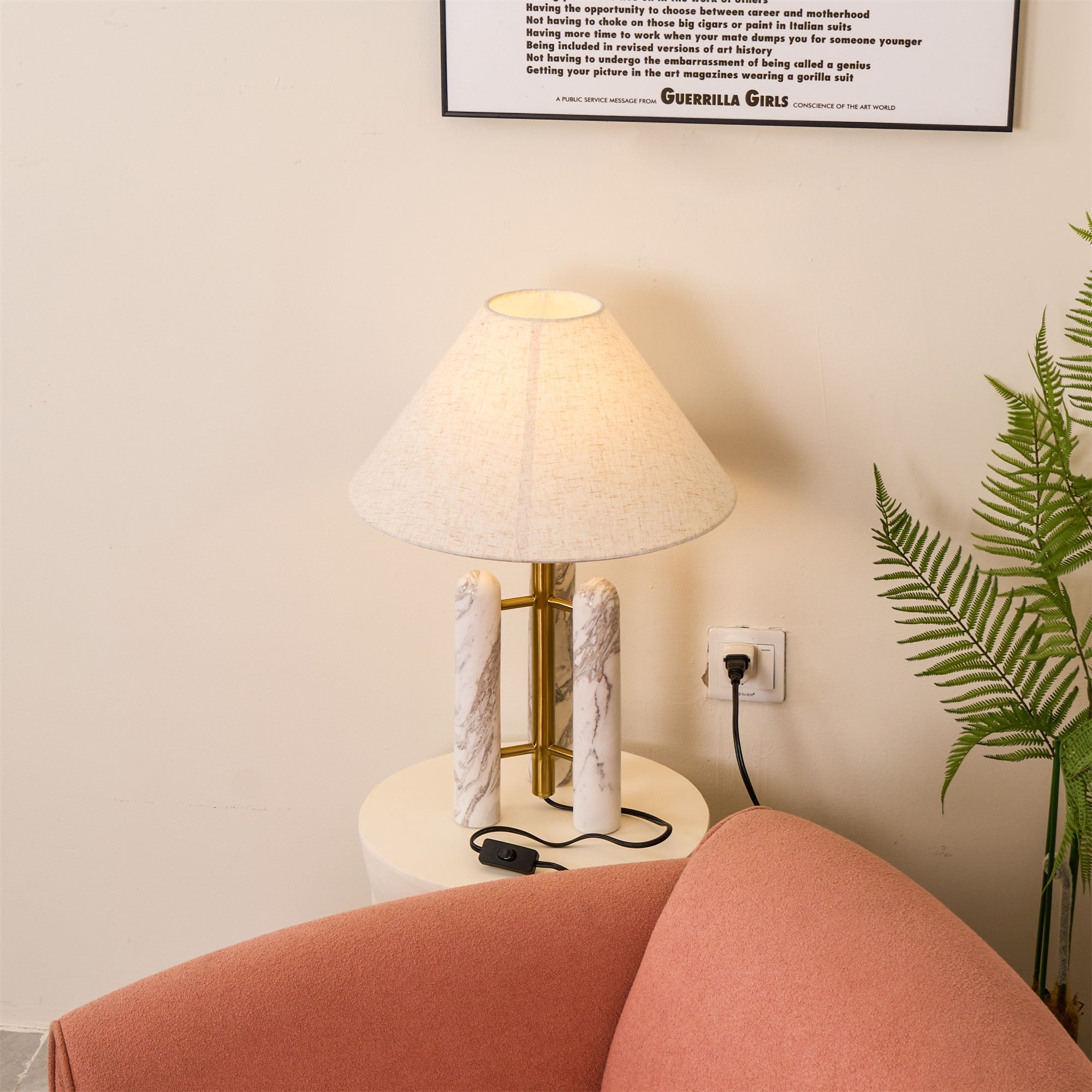 Lloyd Modern Table Lamp - Adjustable Brightness LED Desk Lamp for Home Office, Bedroom & Living Room | Perfect for Reading, Working & Relaxing