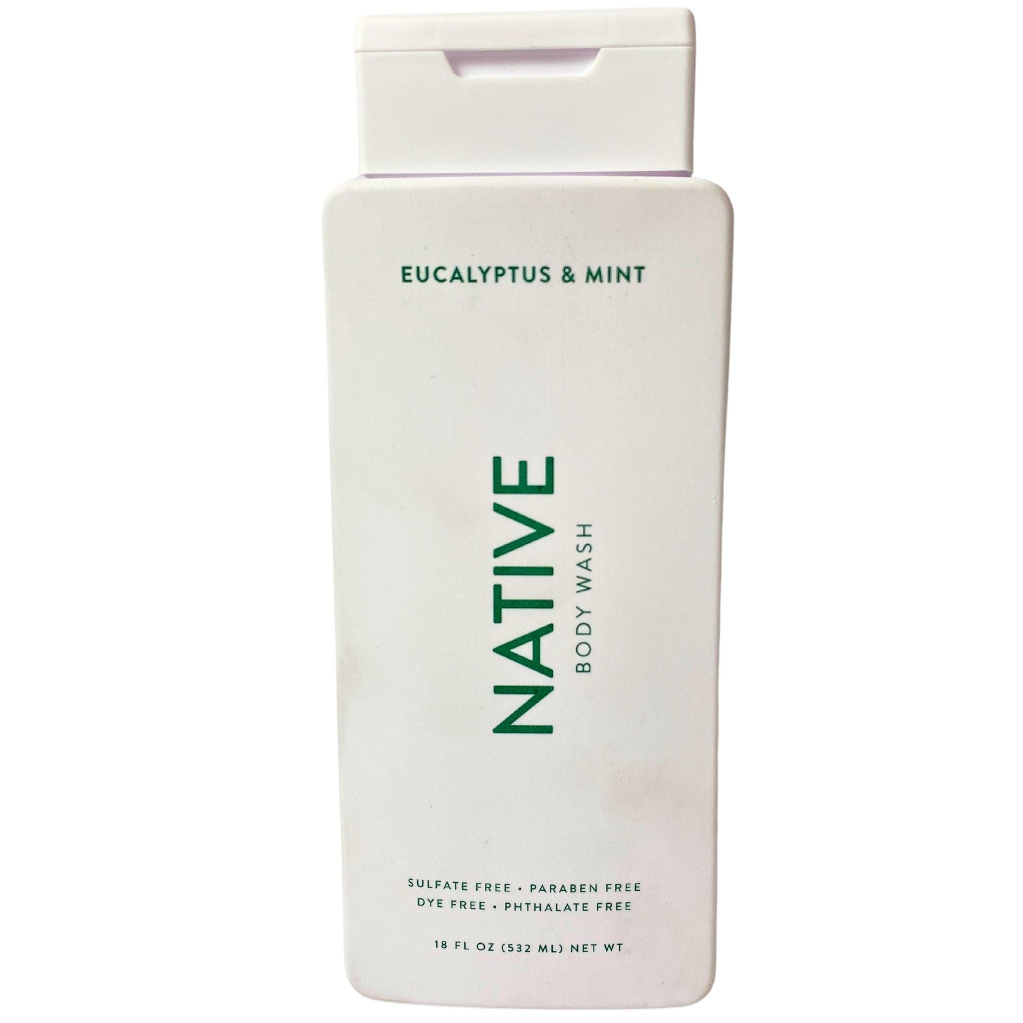 Natural Eucalyptus & Mint Body Wash 18oz (46 Pcs) - Refreshing Shower Gel for Men & Women, Deep Cleansing & Hydrating, Perfect for Daily Use, Gym & Spa