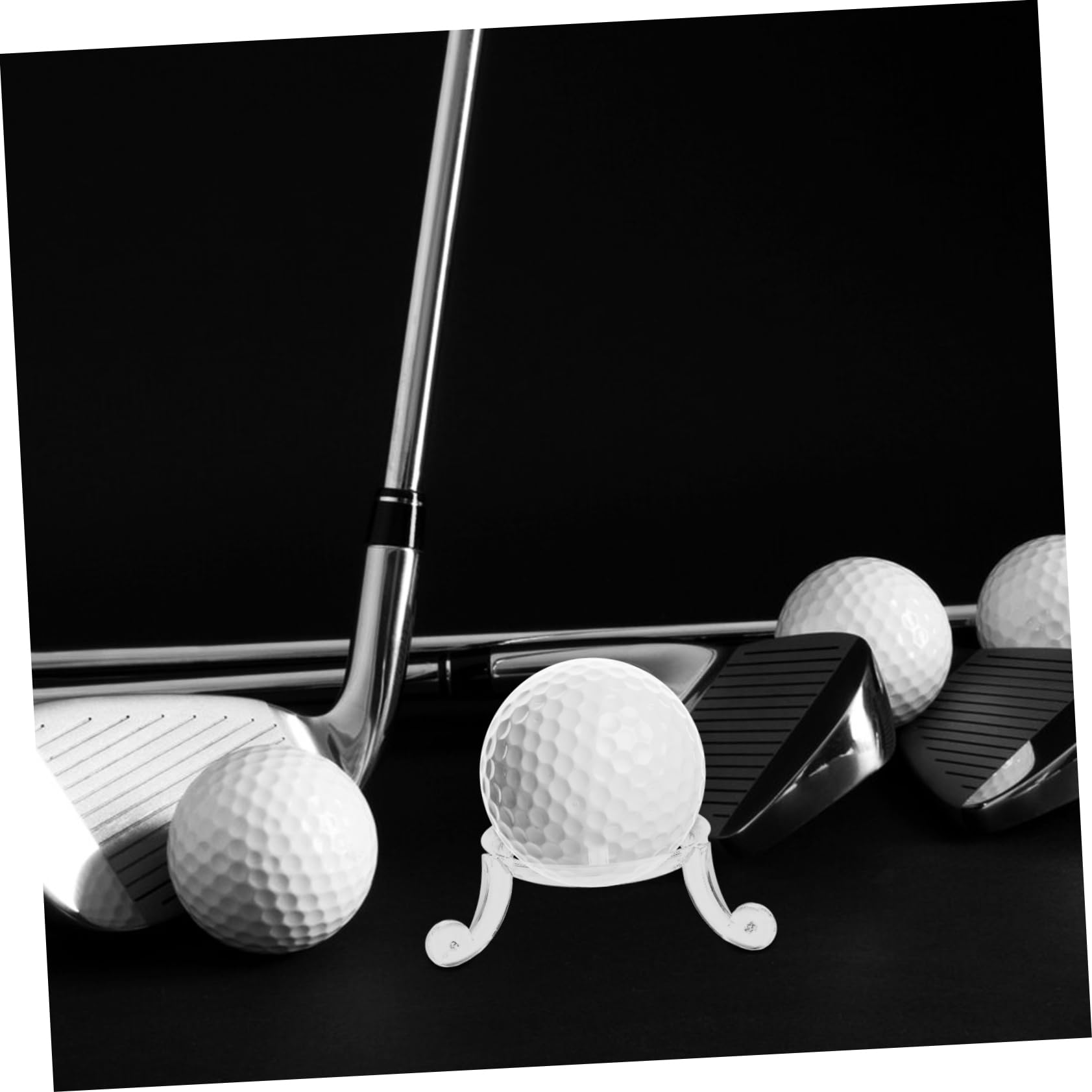 SUPVOX 2 Pack Acrylic Baseball Display Holder - Stylish Ball Stand for Baseball, Softball, Tennis & Golf Balls (5pc x 2) - Perfect for Sports Memorabilia, Trophy Cases & Home Decor