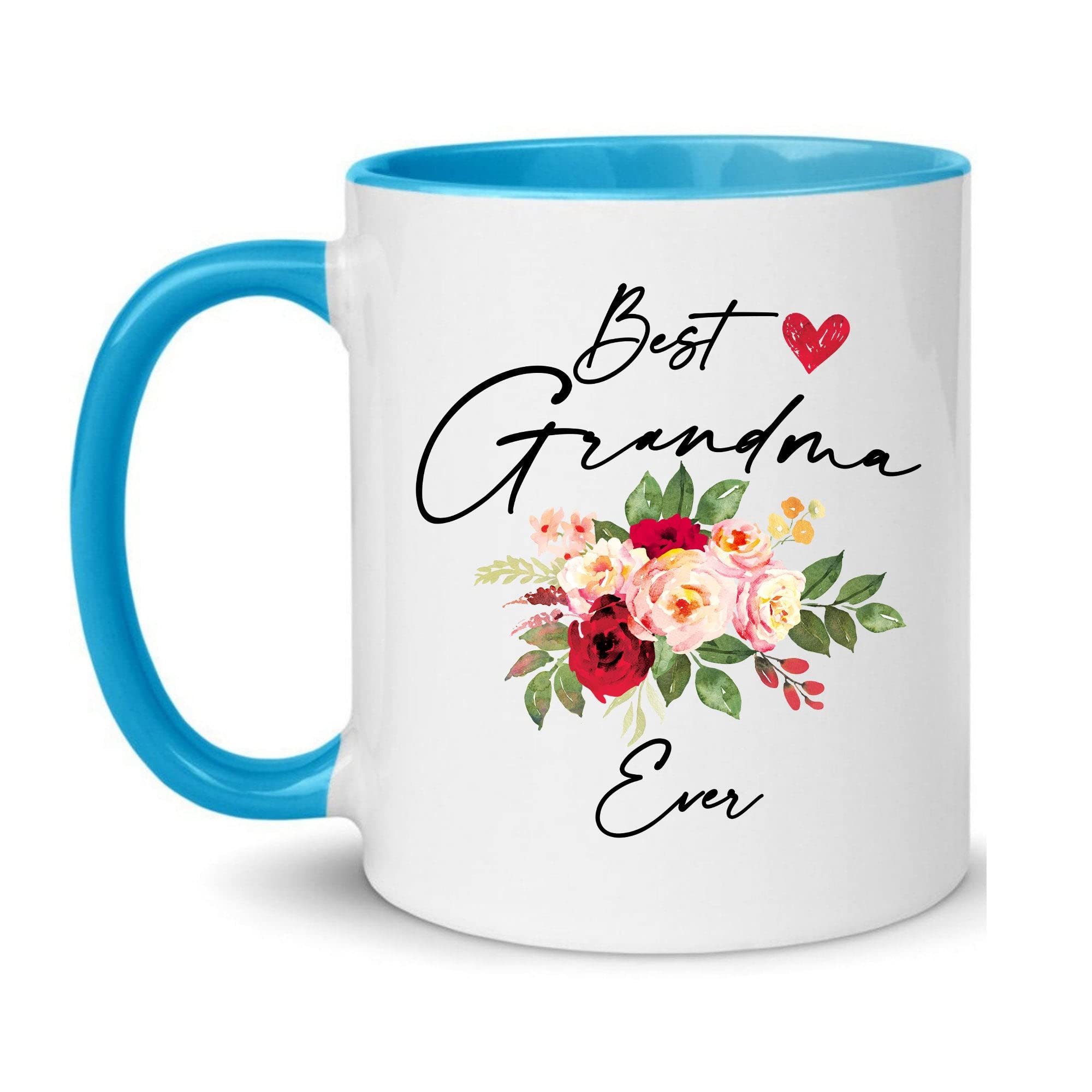 Best Grandma Mug - Unique Gift for Christmas, Birthday & Mother's Day - 11oz