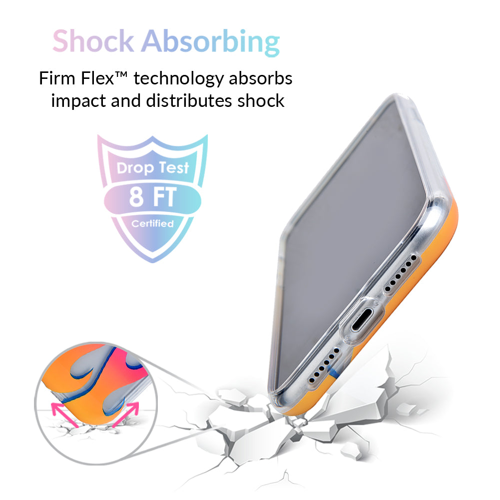 Flames Clear iPhone Case - Shockproof & Scratch-Resistant Protective Cover for iPhone [Model] - Perfect for Everyday Use, Travel & Outdoor Adventures