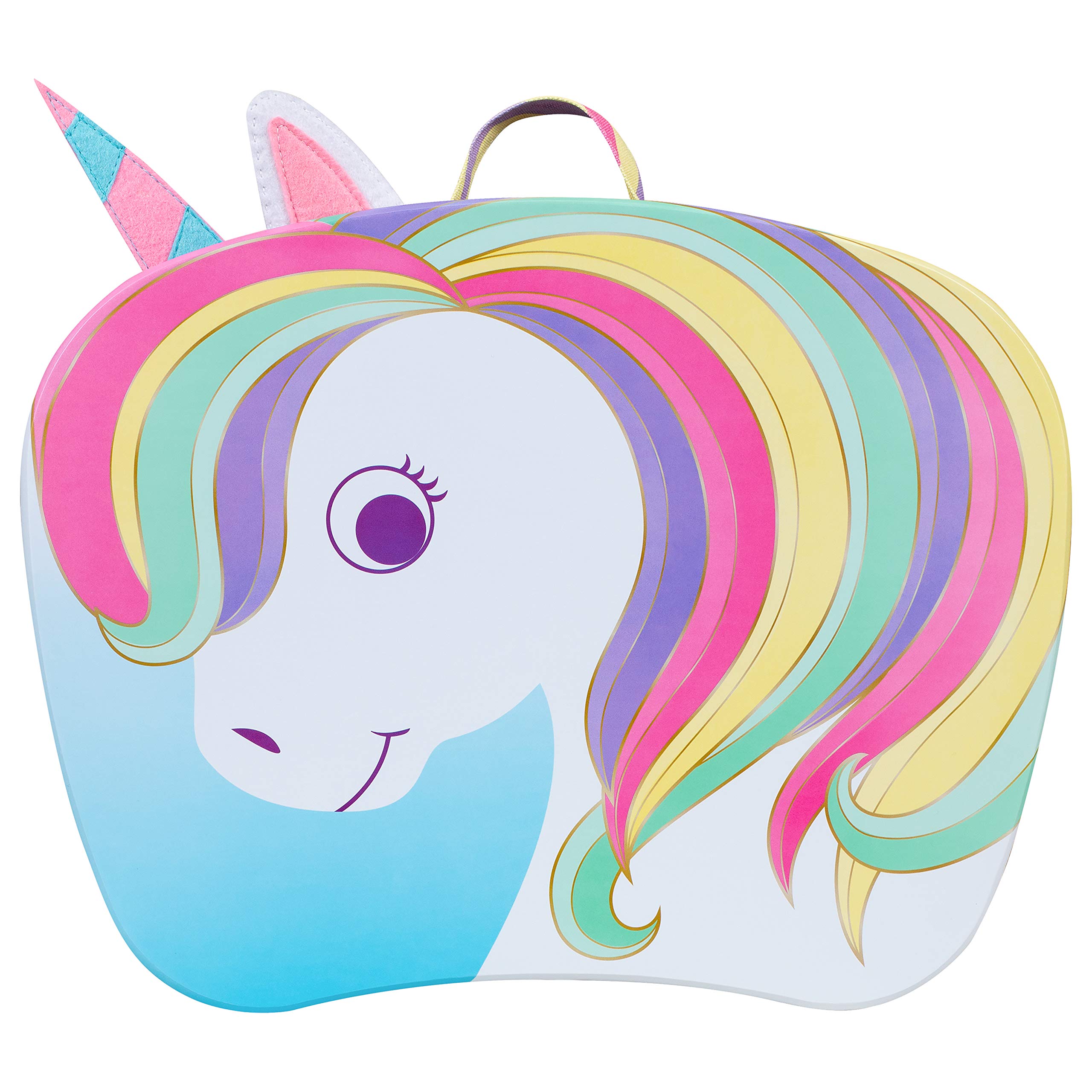 LapGear Lap Pets Unicorn Lap Desk for Kids - Portable Laptop Tray Fits 15